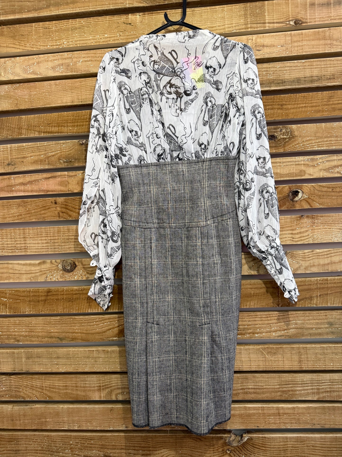 Vintage Y2K does 40s/50s Firetrap pencil dress. Wedding/ evening/ office. Size Small.