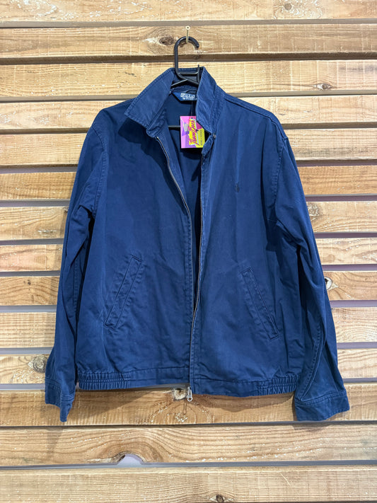 Vintage 90s Ralph Lauren zip up Harrington bomber Jacket. Sports/ Golf/ Festival. Large