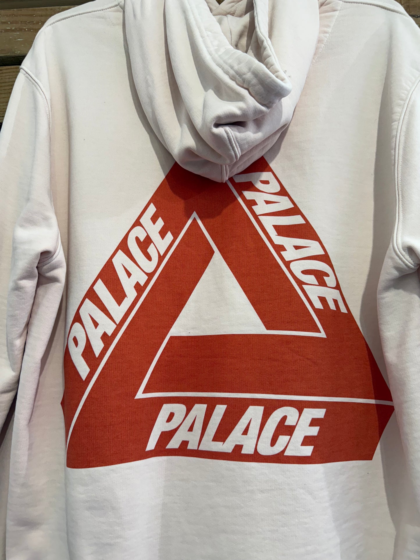 Palace Skateboards reacto colour hoodie/ hooded sweater. Orange. Size medium.