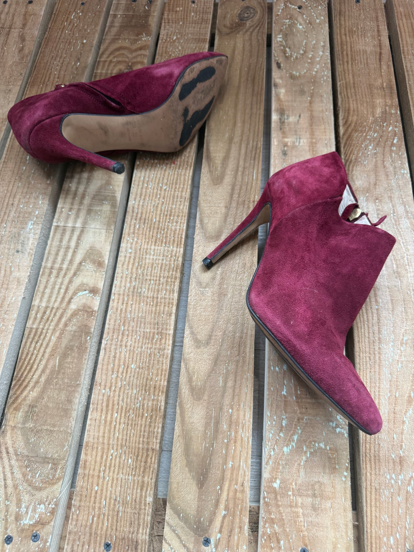 Karen Millen heeled ankle shoe boots. Size EU39, UK6.