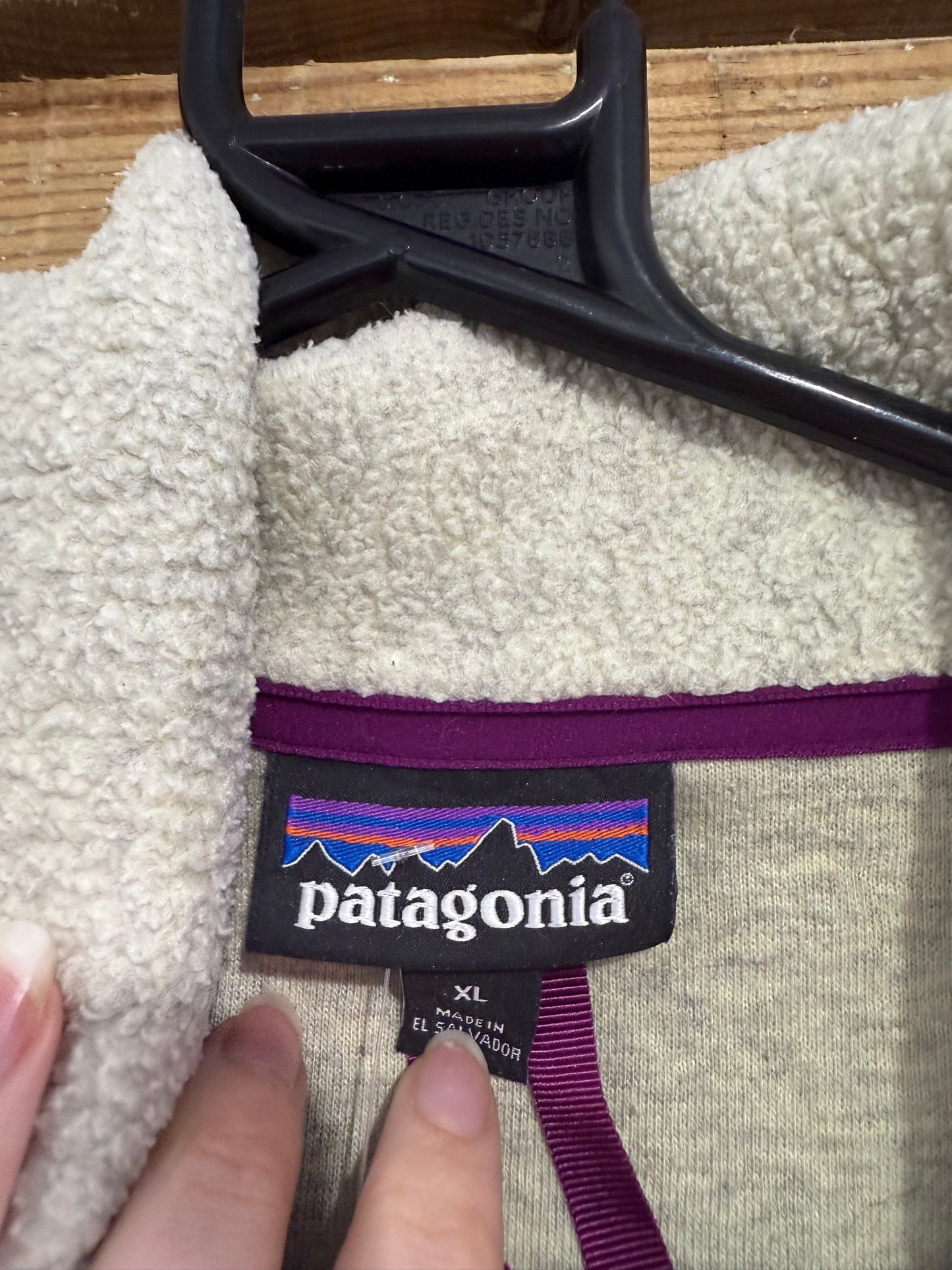 Vintage 90s Patagonia Fleece Jacket. Size XL