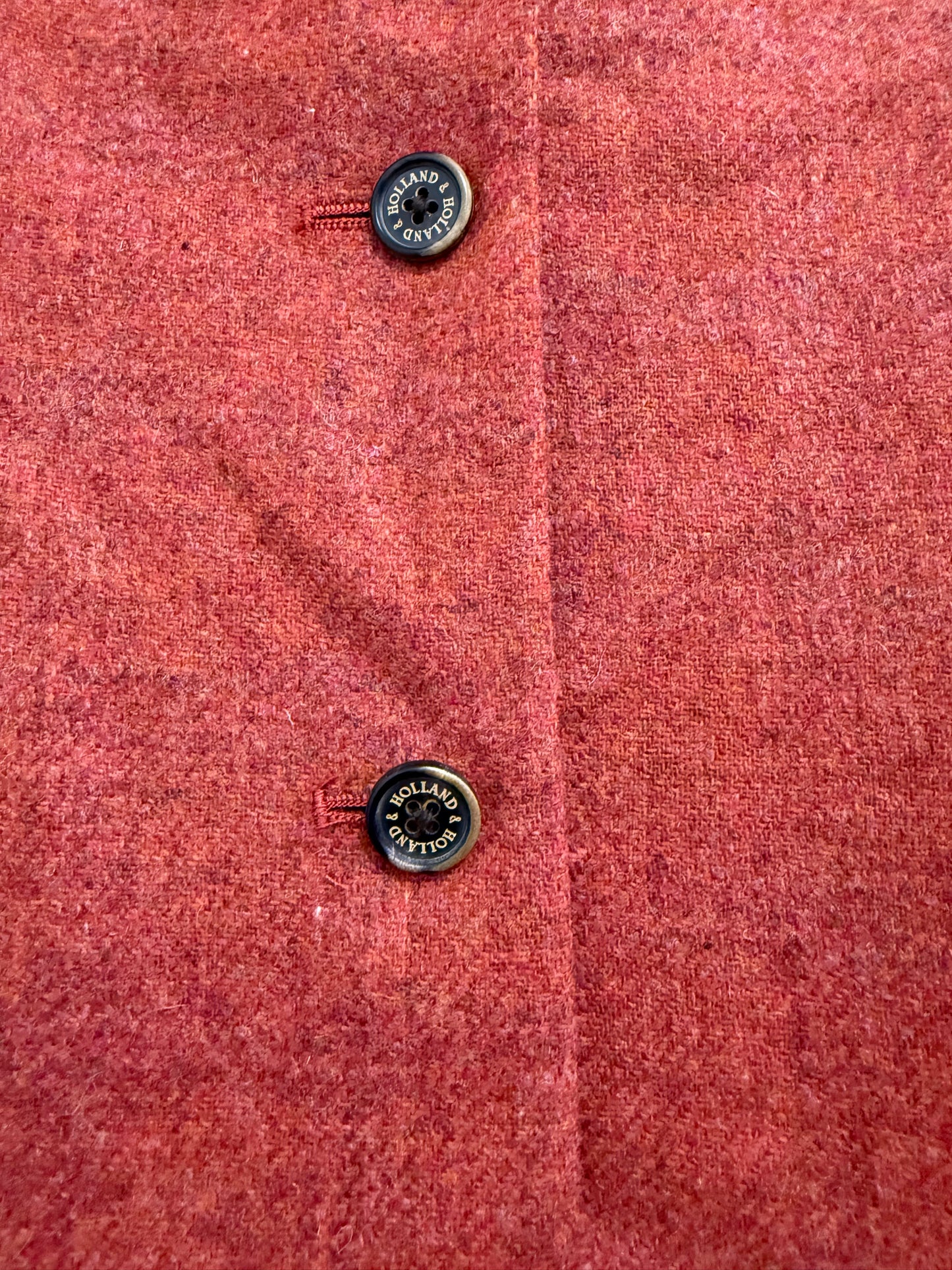 Vintage 80s Holland & Holland Tweed wool Blazer/ Riding Jacket. Size UK14.