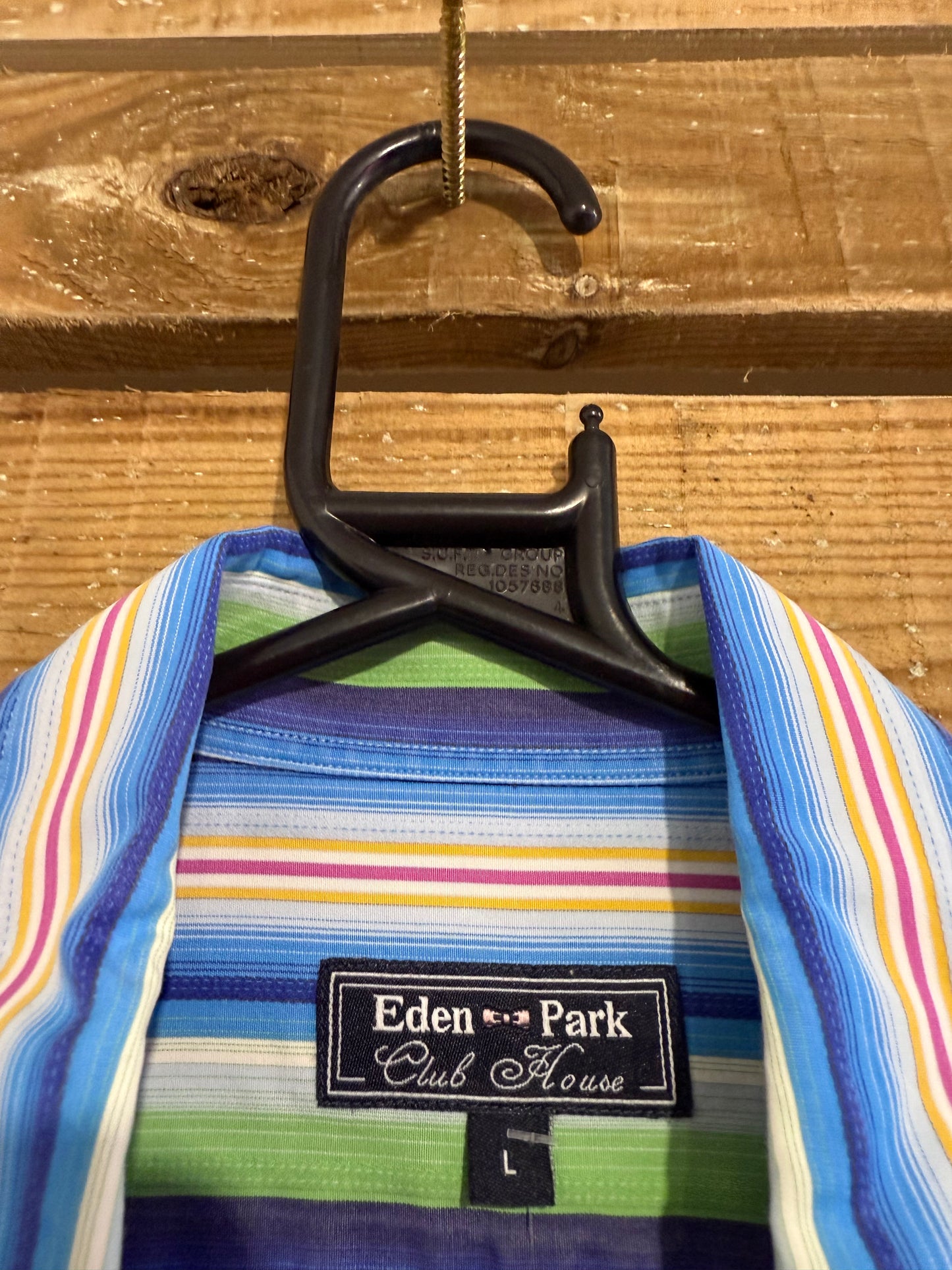 Eden Park striped shirt. Size Large.