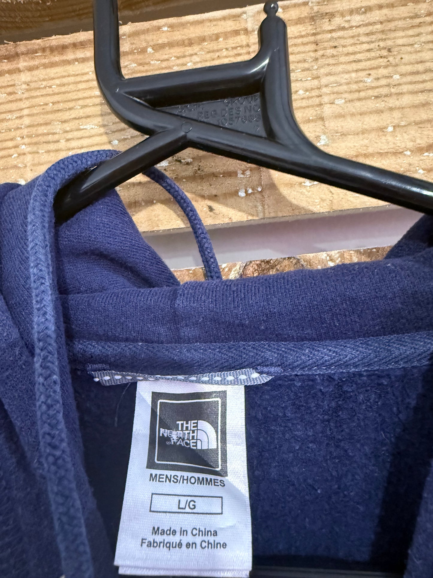 Vintage Y2K The North Face logo hoodie/ hooded sweater. Size Large. Blue