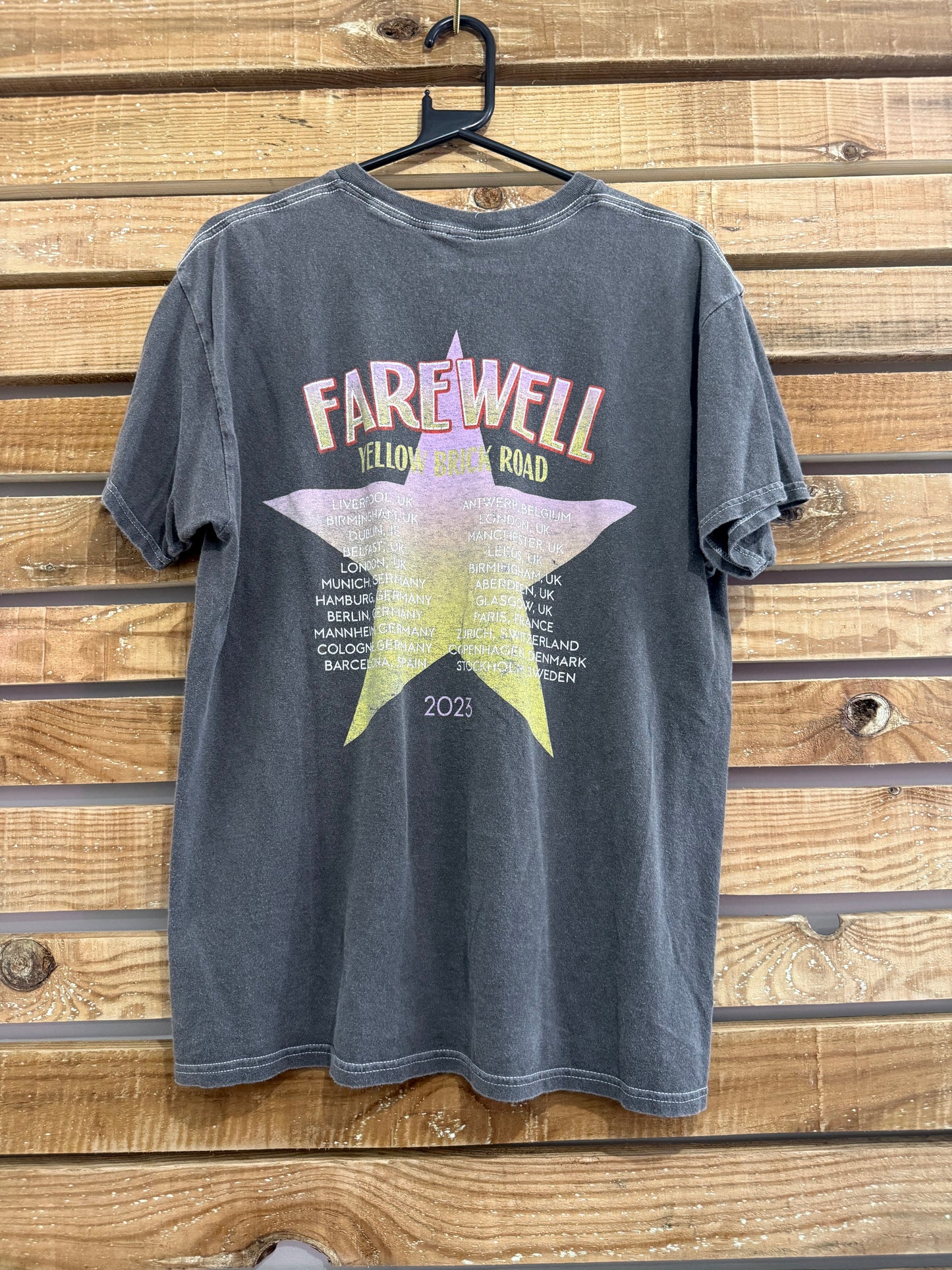 Elton John Farewell tour T-shirt. Size medium.