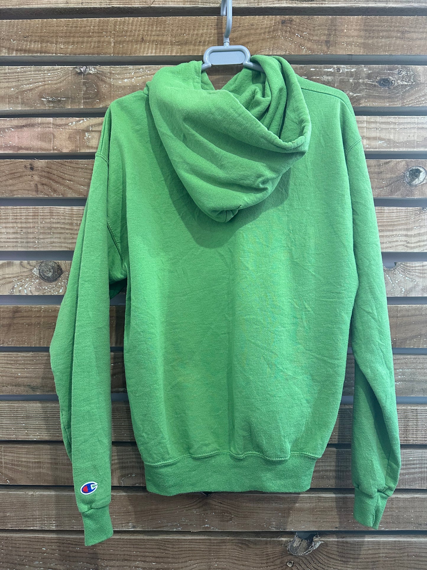 Vintage 90s champion Delaware University hoodie/ hooded sweater. USA/ American. Green Size medium