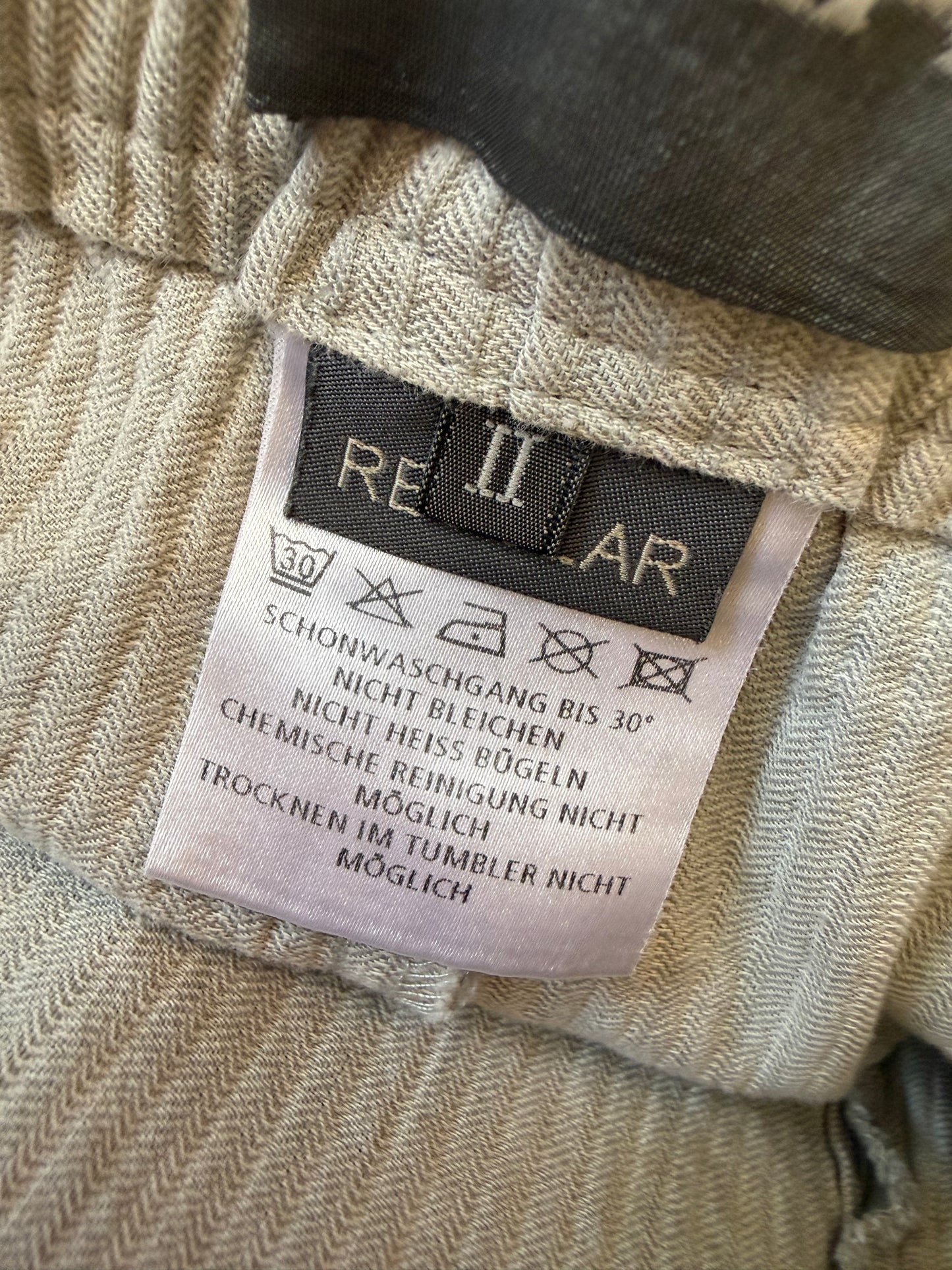 OSKA striped linen & cotton trousers. Summer/ beach. 28” waist. UK8