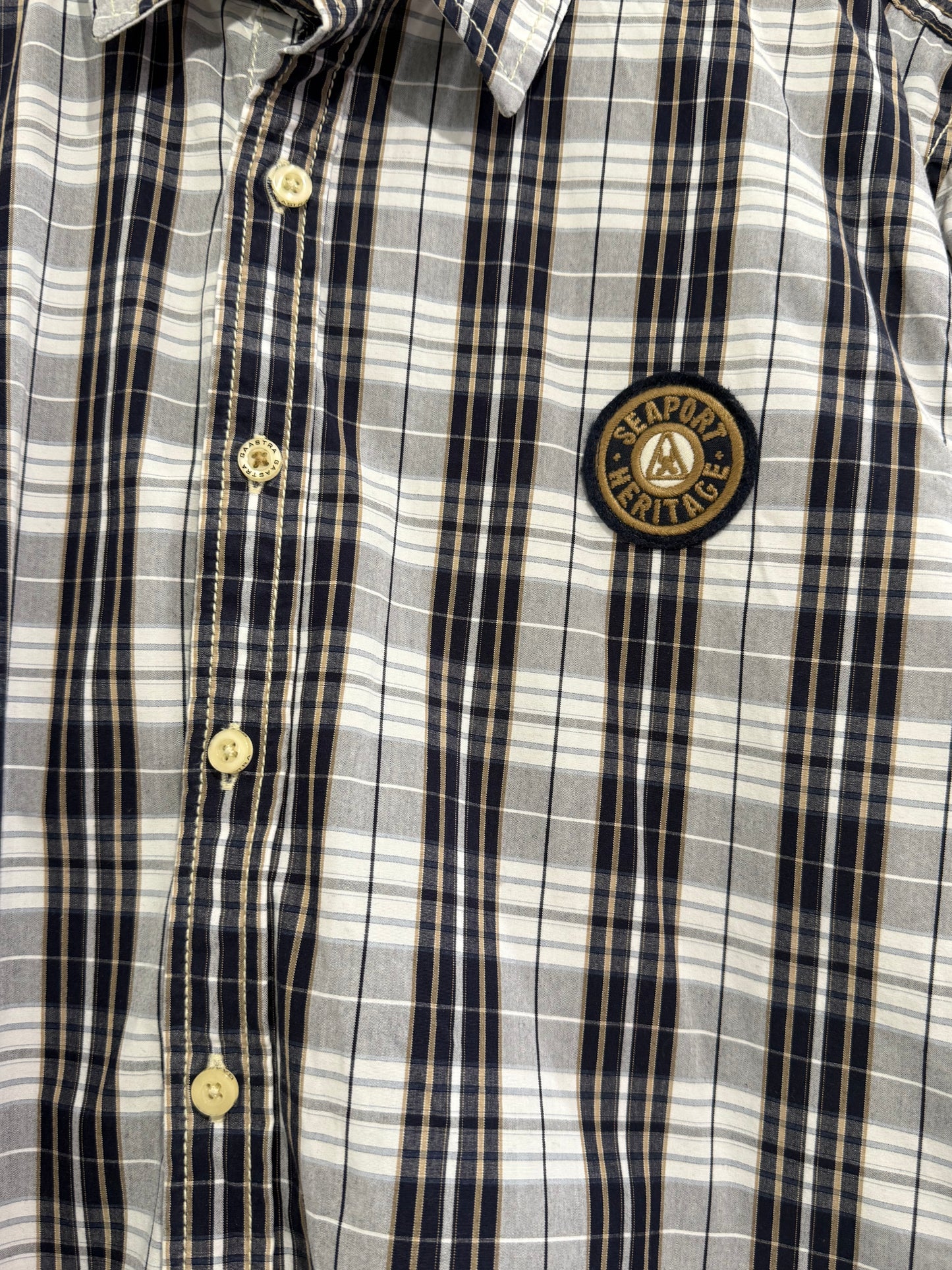 Vintage Y2K Gaastra checked button up shirt. Size Medium.