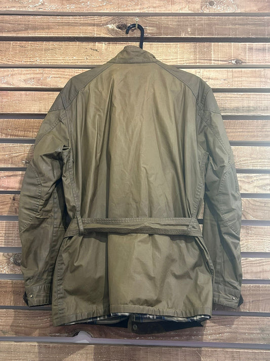 Belstaff Trailmaster waxed jacket. Green. Size small. 40” chest.