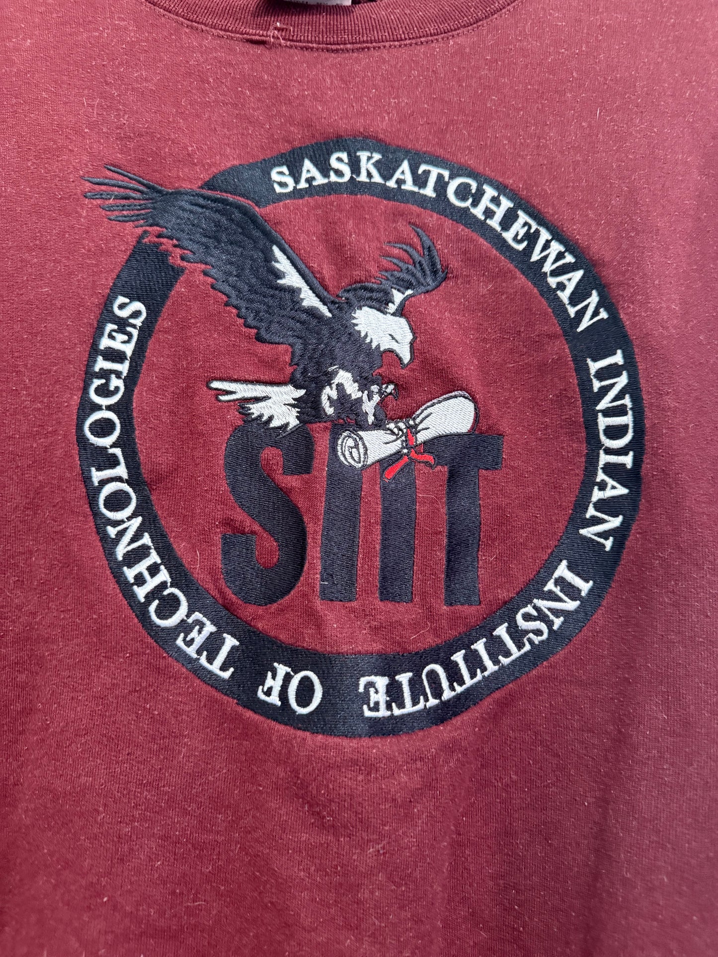 Vintage 90s Champion SIIT university spell-out sweater/ sweatshirt. USA. Size Large.