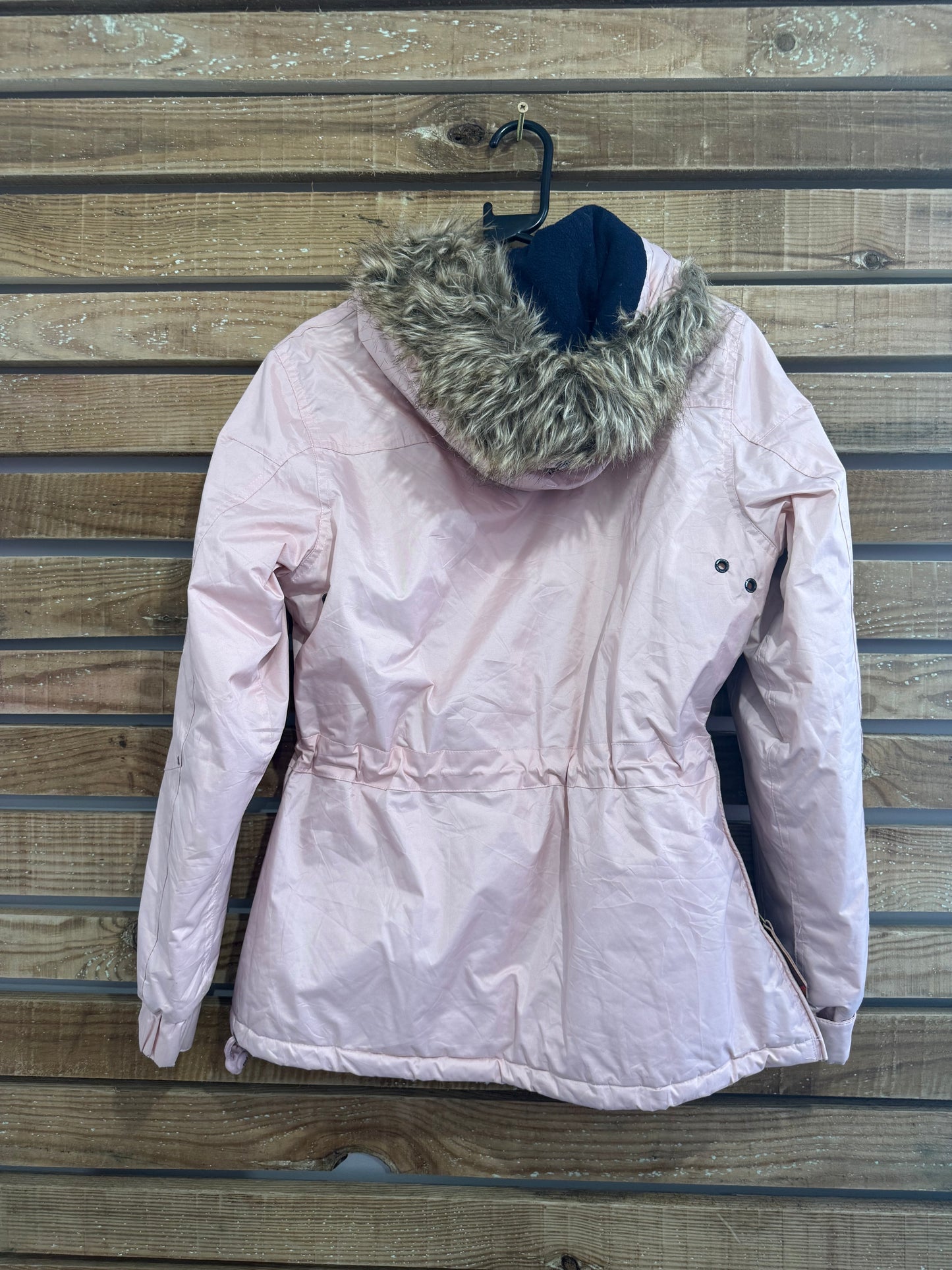 Geographical Norway 1/4 zip windbreaker/ anorak jacket/ coat. Size small. Pink.