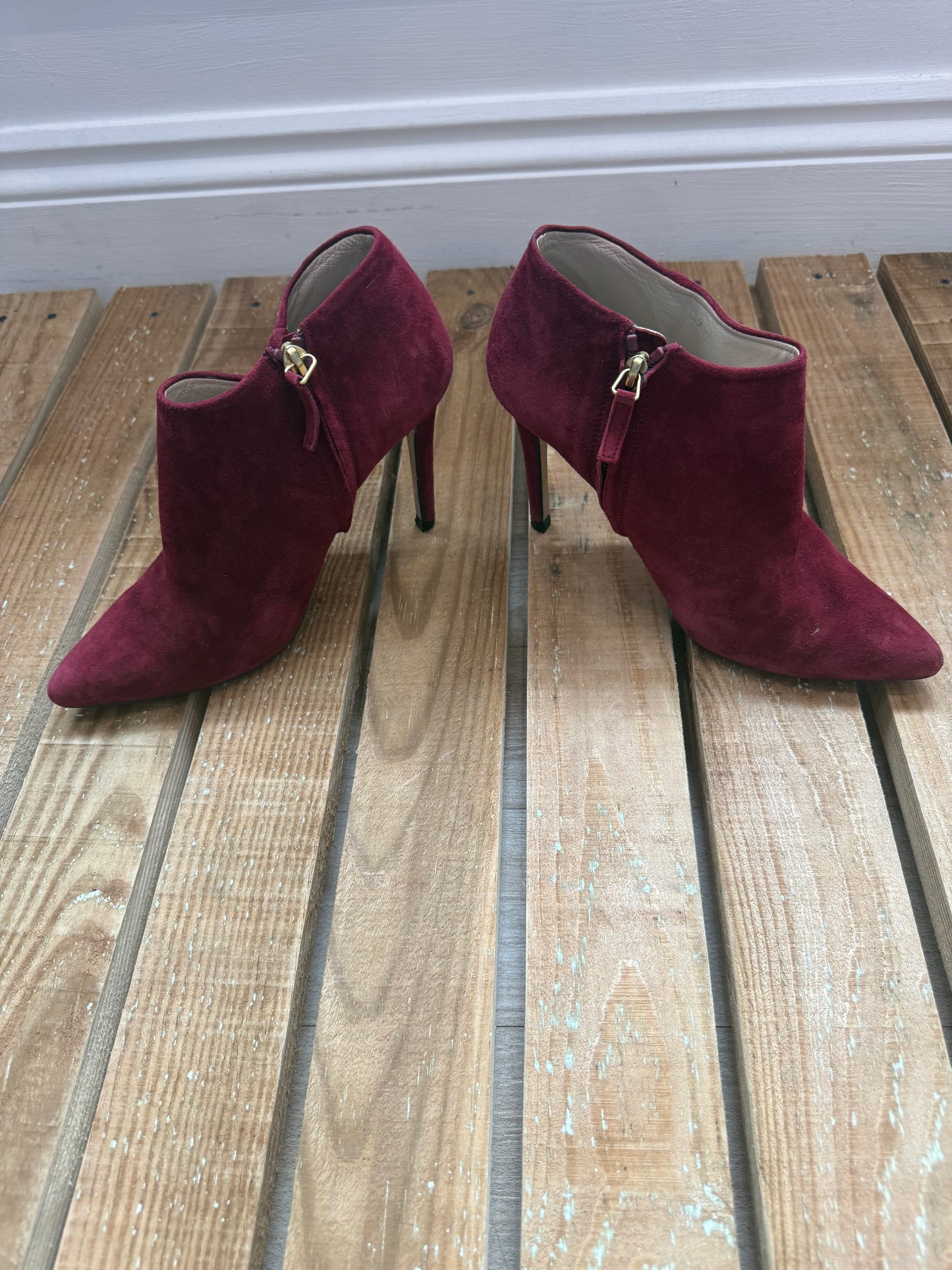 Karen Millen heeled ankle shoe boots. Size EU39, UK6.