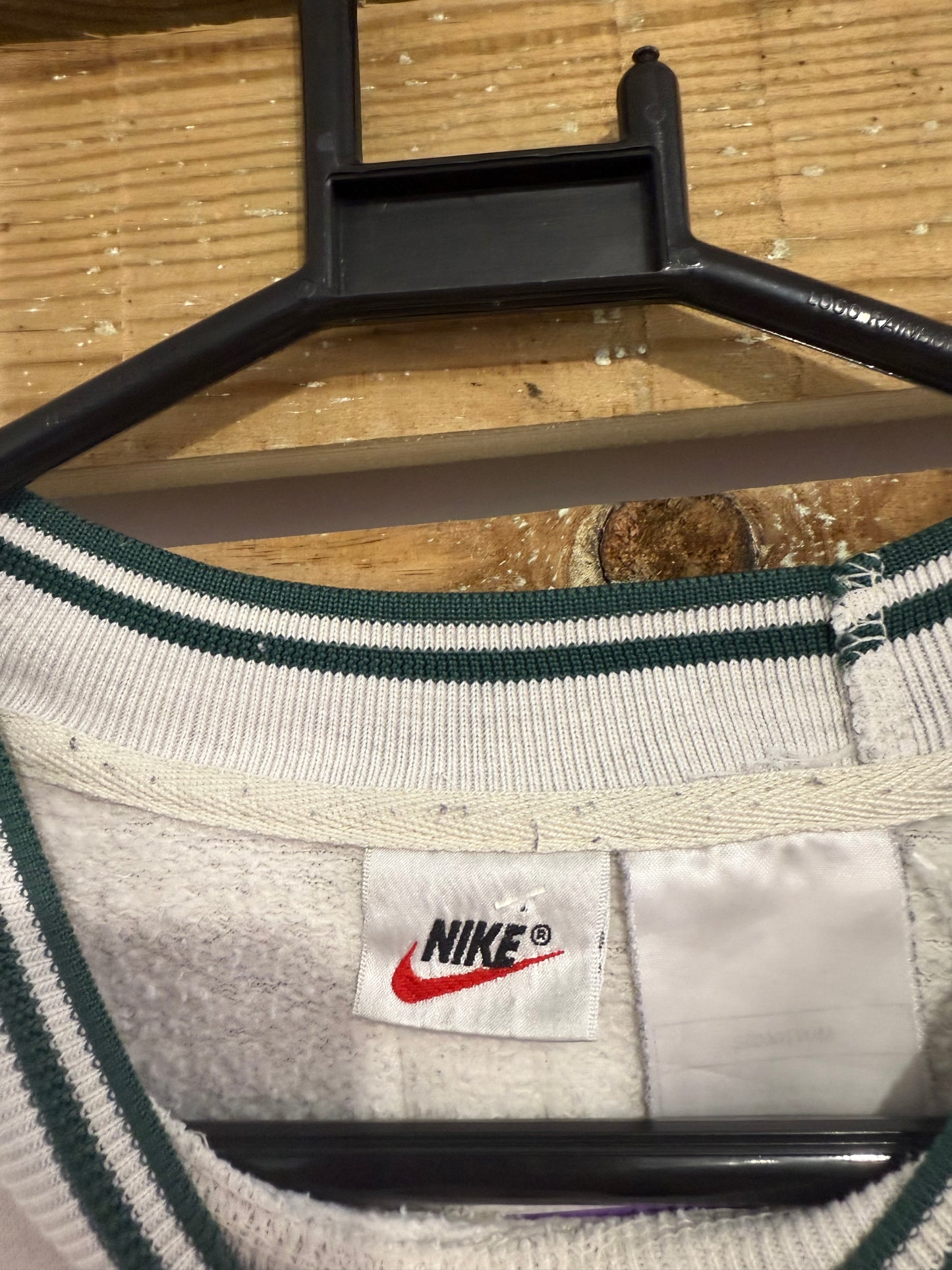 Vintage RARE 90s Nike USA embroidered swoosh grey sweater/ sweatshirt. Size XL.