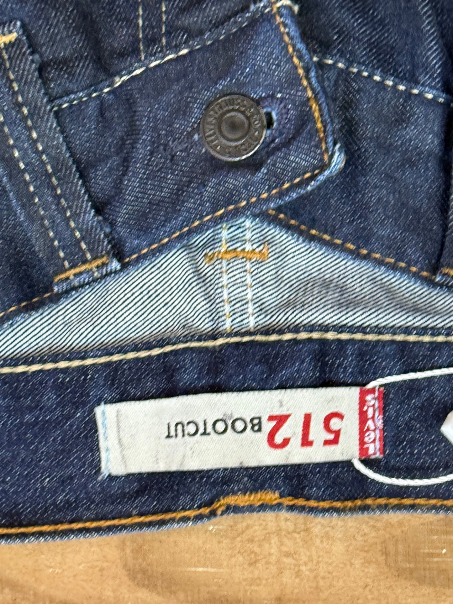 Vintage 90s Levi’s 512 Blue Jeans. Waist 34, leg 31