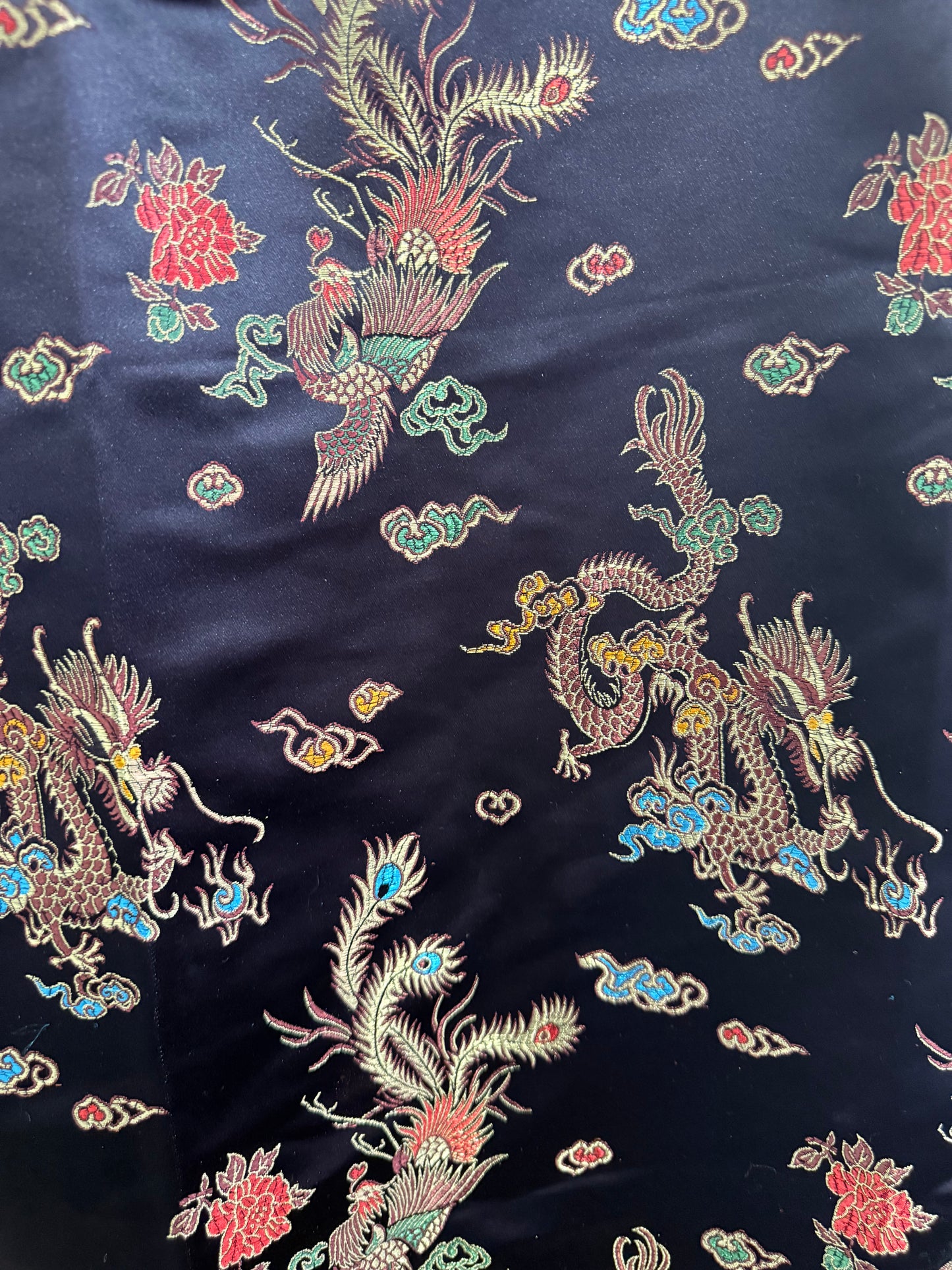 Vintage 90s Chinese cheongsam dress. Black. Size 8