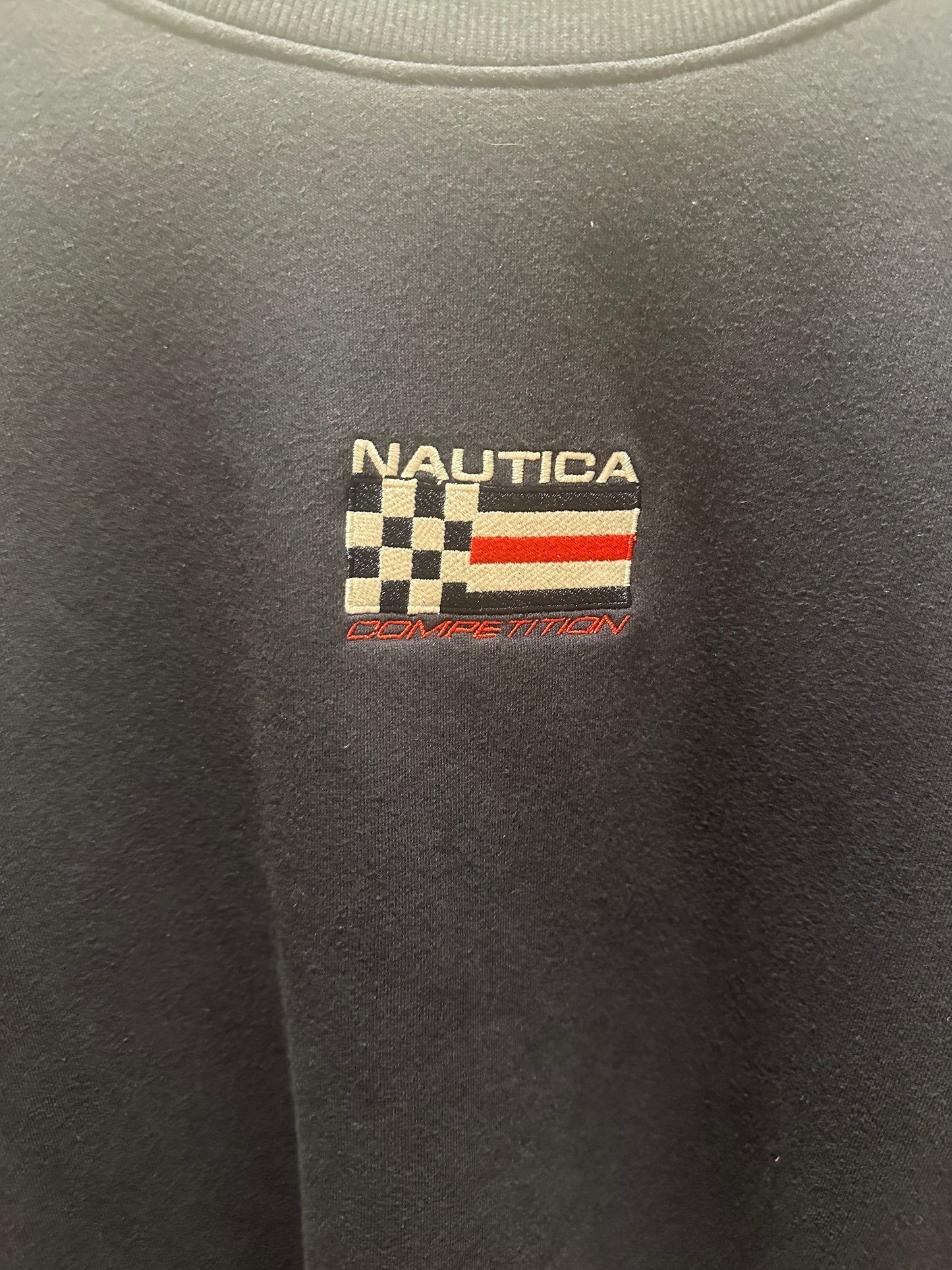 Vintage 90s Nautica spell-out sweater/ sweatshirt. Size Large