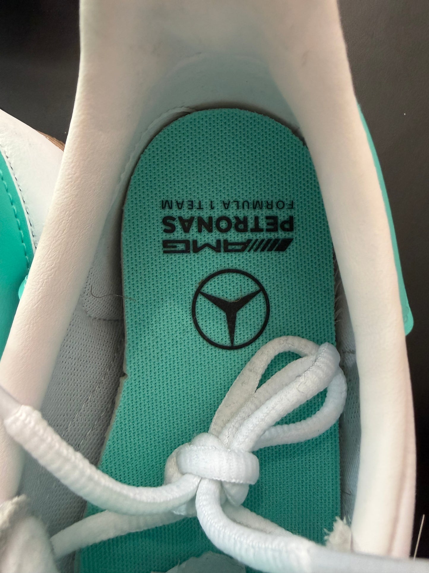 RARE BNWT Adidas x AMG Spezials race team white trainers/ sneakers. F1.Size UK6.5.