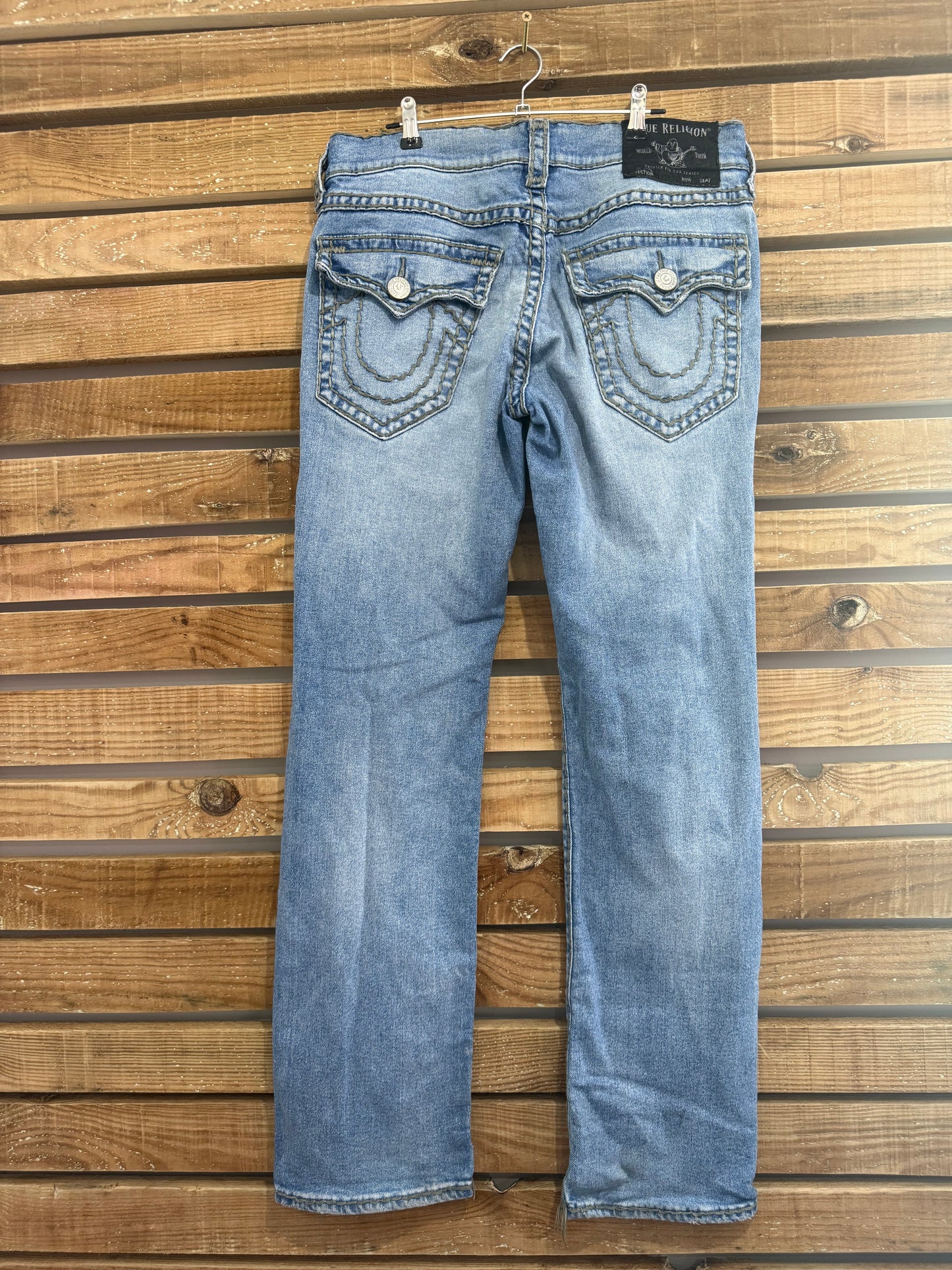 Vintage Y2K True Religion Jeans. Blue. 36” waist, 33” leg.