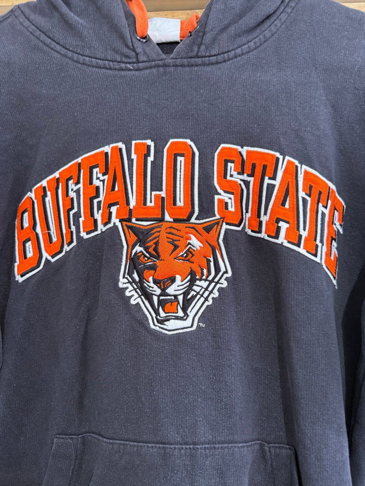 Vintage 90s Champion American Buffalo State Bengals Hoodie/Hooded Sweatshirt. USA. Size Small.