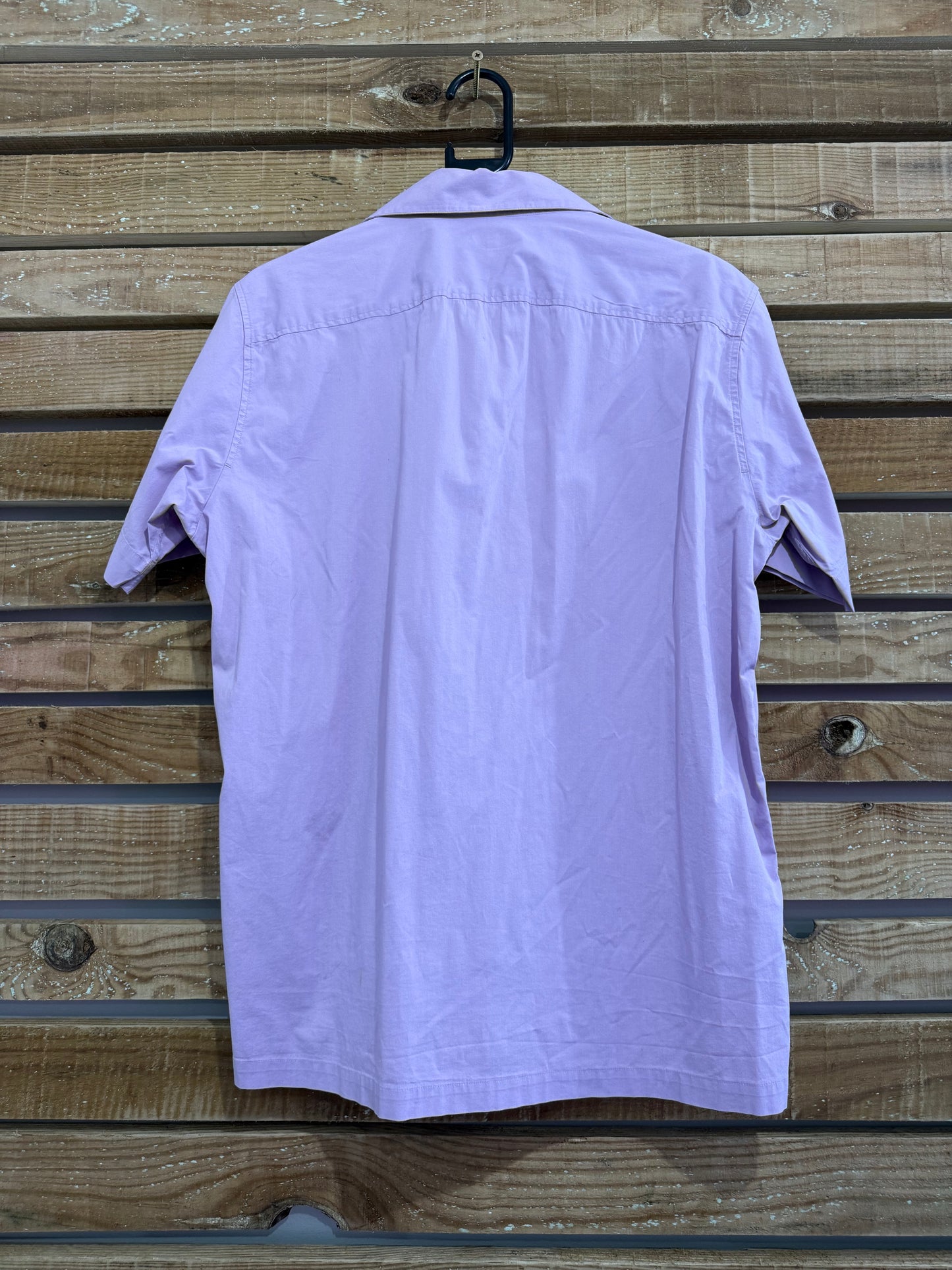 Ted Baker short sleeved shirt. Lilac. Size Large.