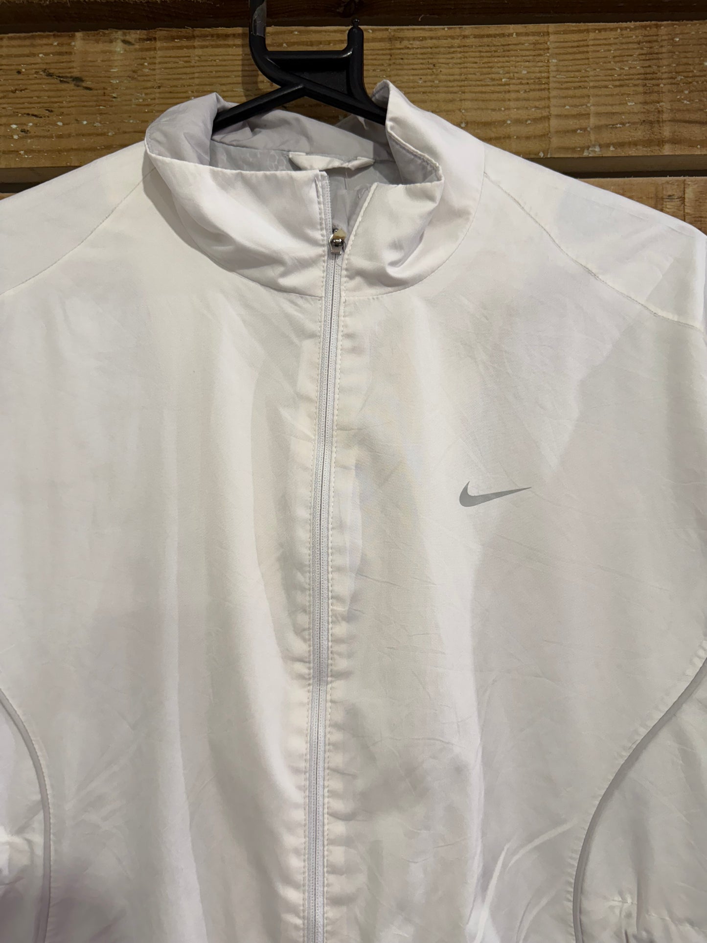 Vintage Y2K Nike zip up windbreaker/ shell track jacket. Size Medium. Festival.