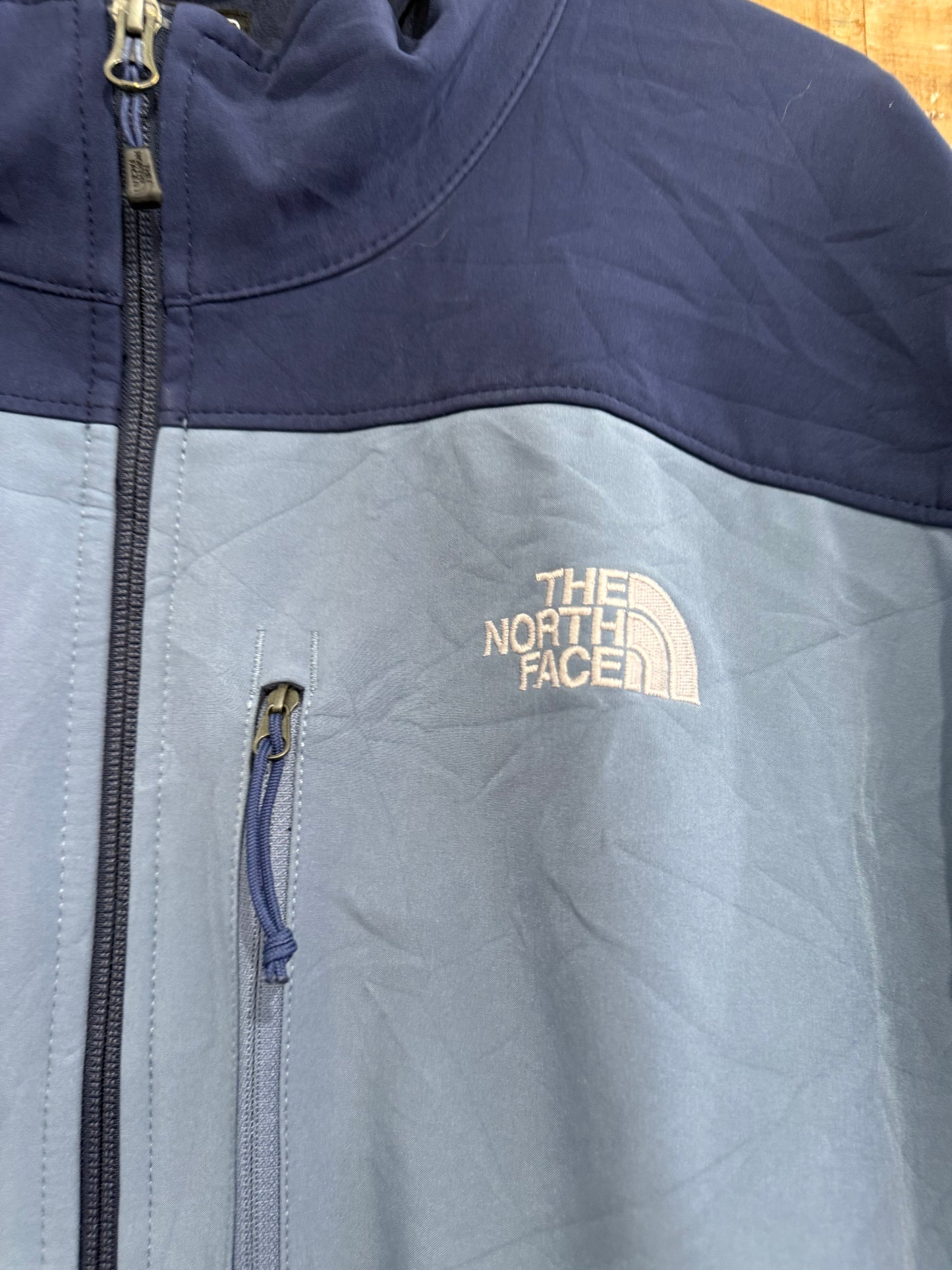 Vintage 90s The North Face Waterproof Outdoors Jacket. Blue. Size 3XL