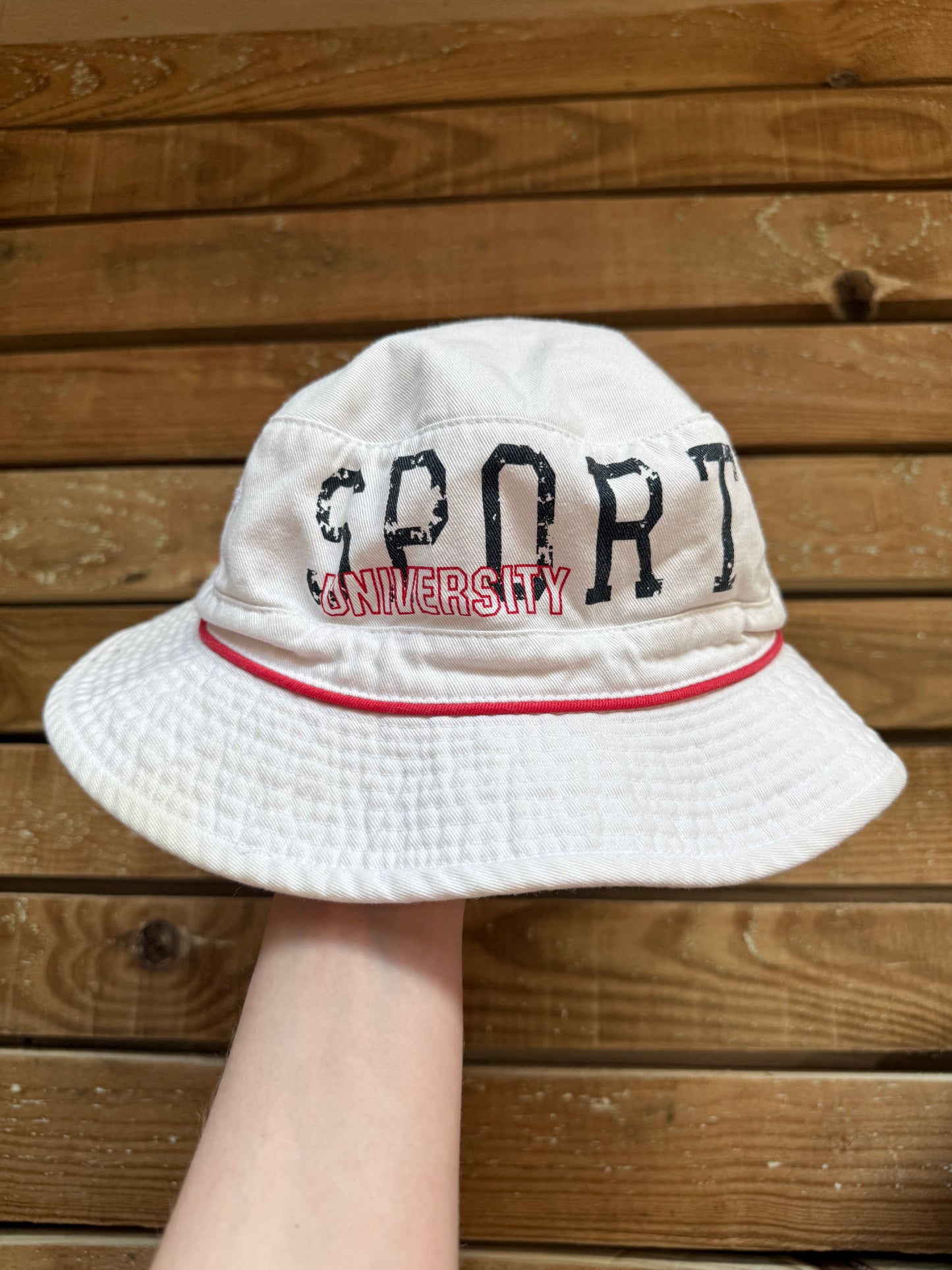 Vintage Y2K sports bucket hat. Summer/ Festival