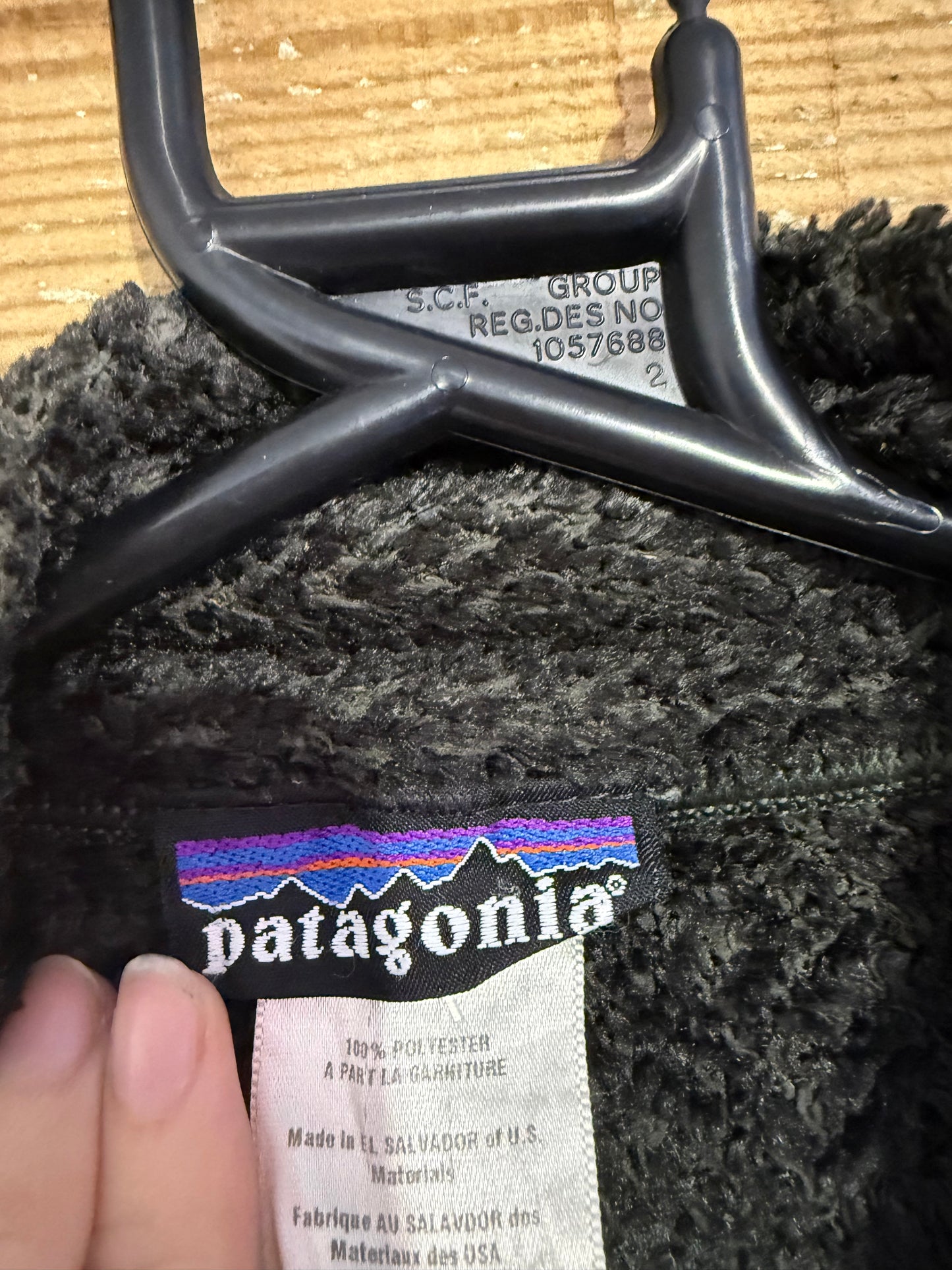 Vintage 90s Patagonia Fleece Jacket. Size Medium. Green.