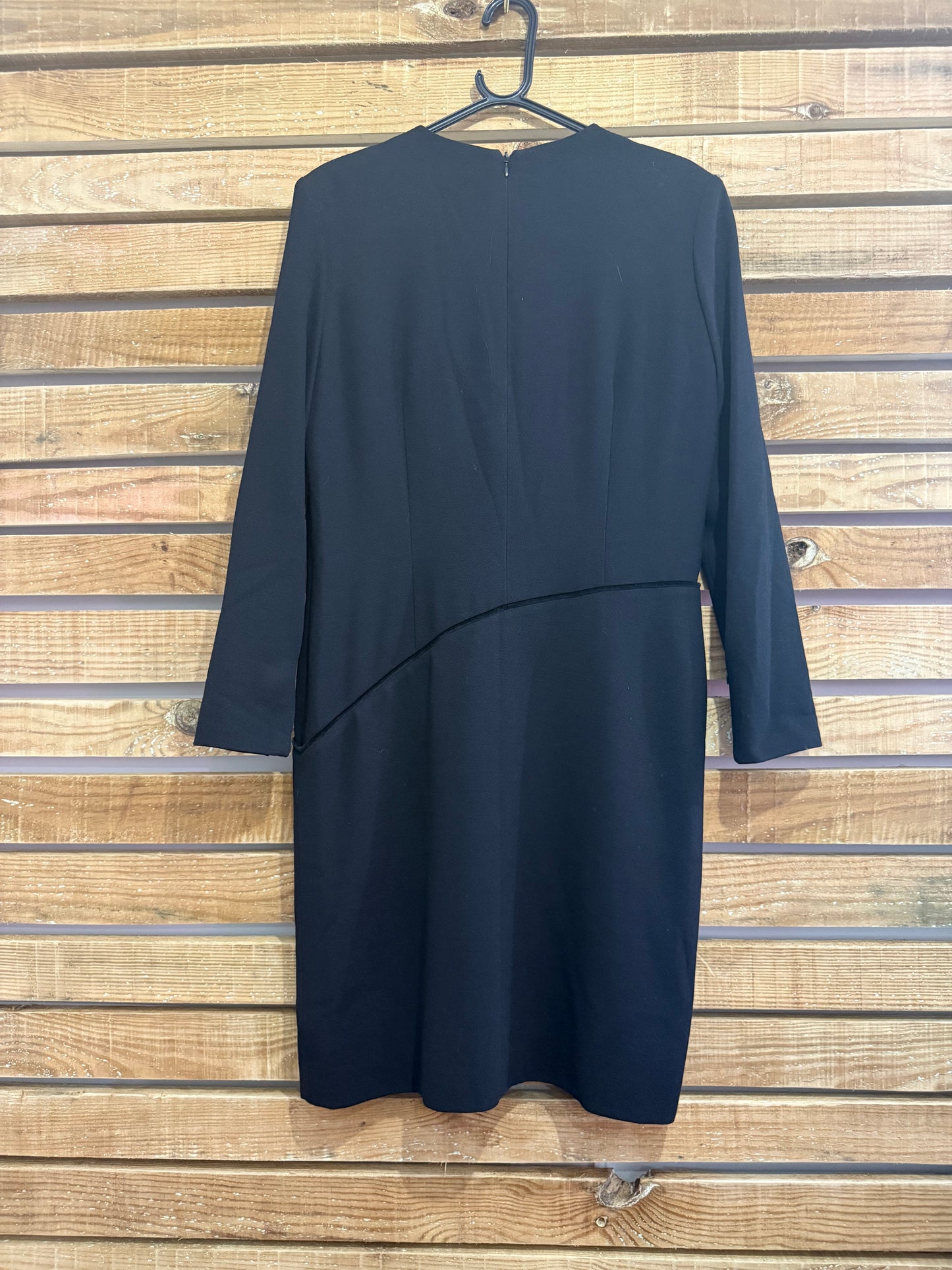 Vintage 80s, 20’s style Aquascutum wool Dress. Size UK16