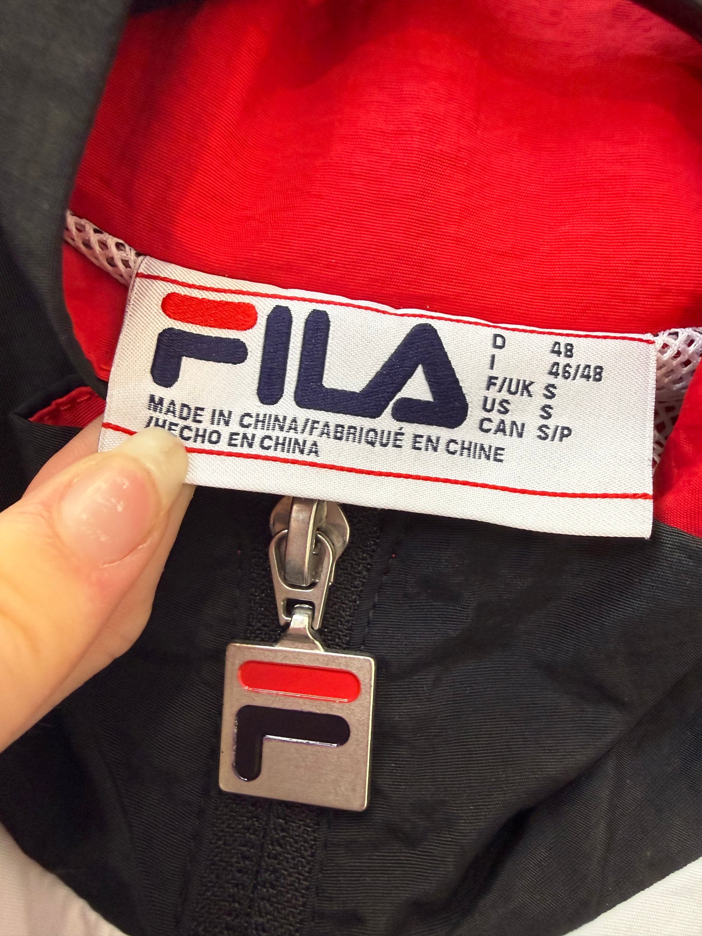 Vintage Y2K Fila racing jacket. Size Small. F1/ motorsports/ festival
