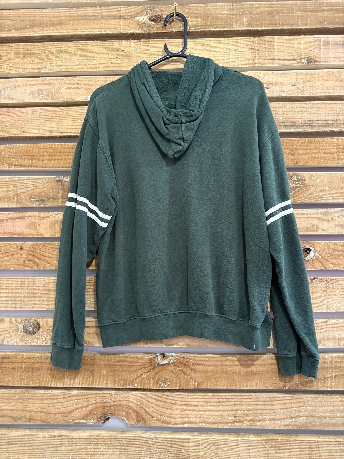Vintage Y2K Guinness hoodie/ hooded sweater. Green. Size Medium.