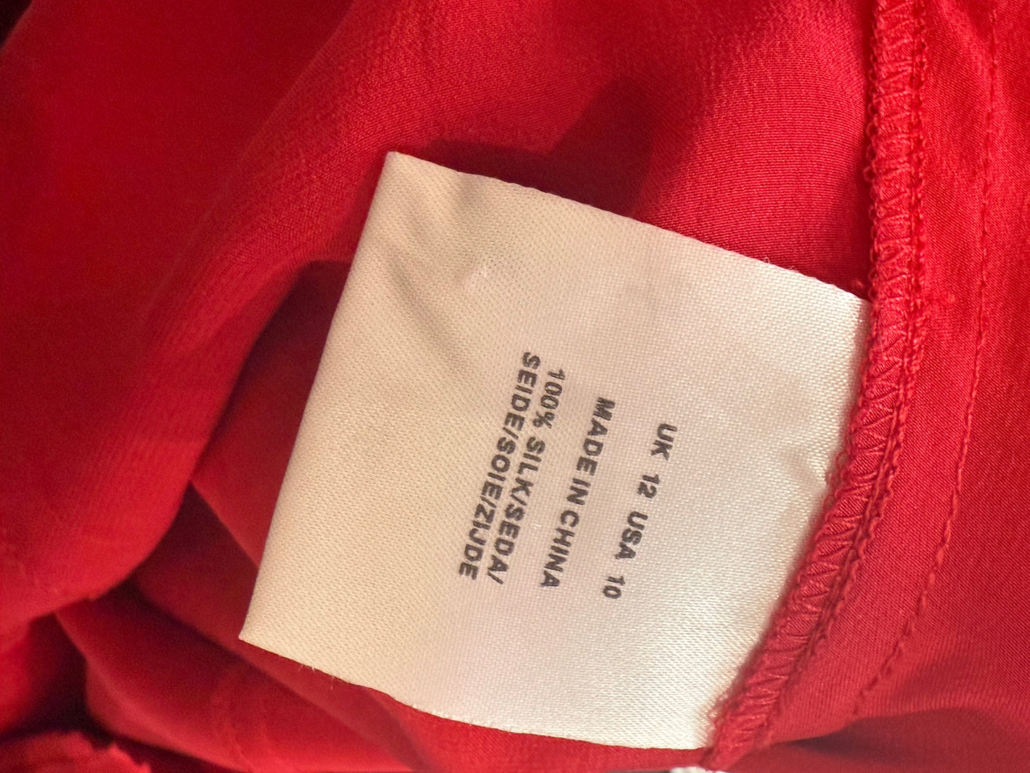 Vintage Y2K Jaeger button up silk top/ blouse/ shirt. Size 12