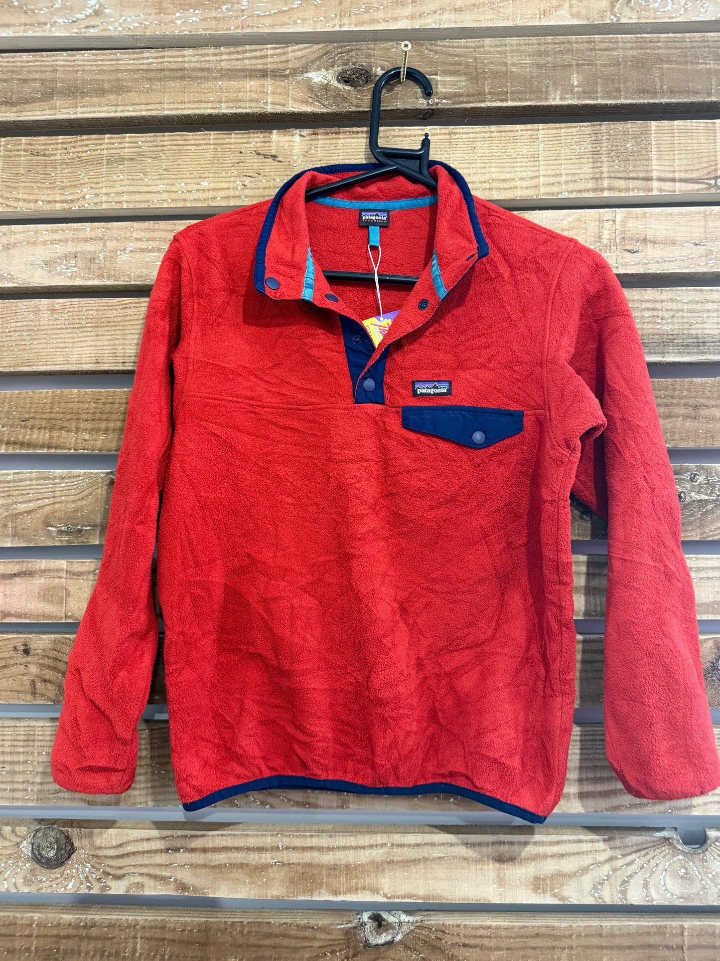 Vintage 90s Patagonia Synchilla Fleece Jacket. 34” chest. Kids