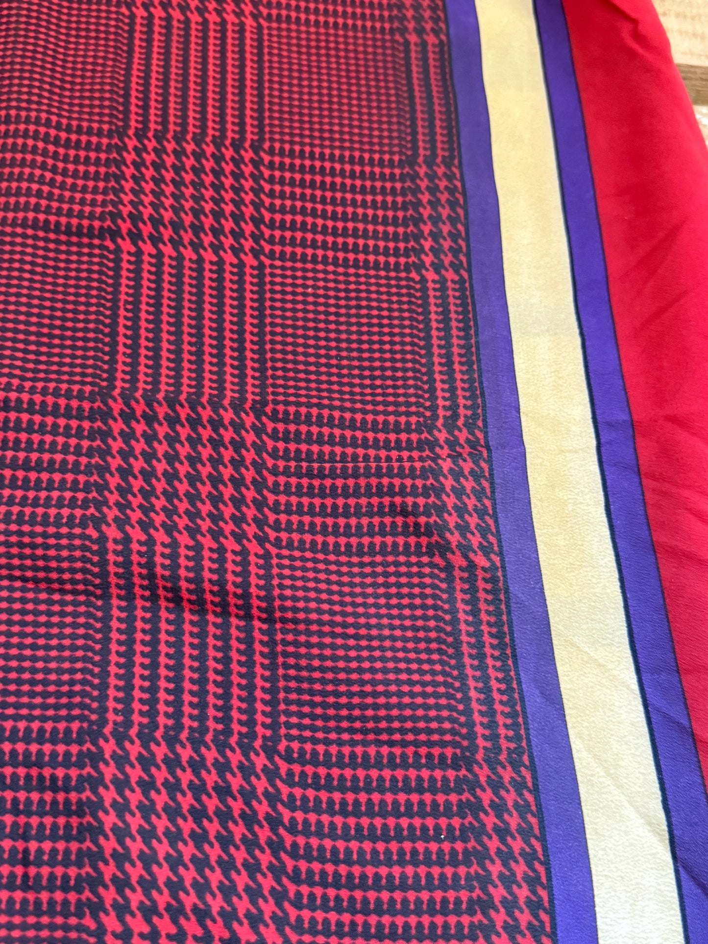 Vintage 80s Aquascutum silk scarf. Equestrian.