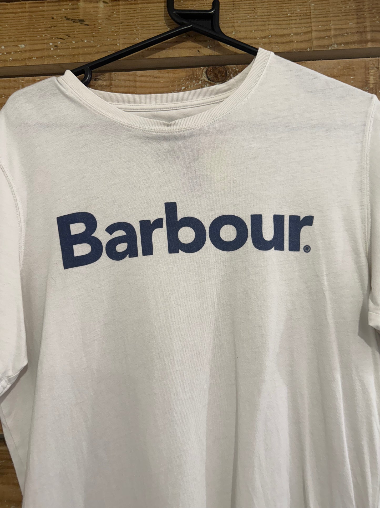 Vintage 90s Barbour top/ t-shirt. Size Medium.