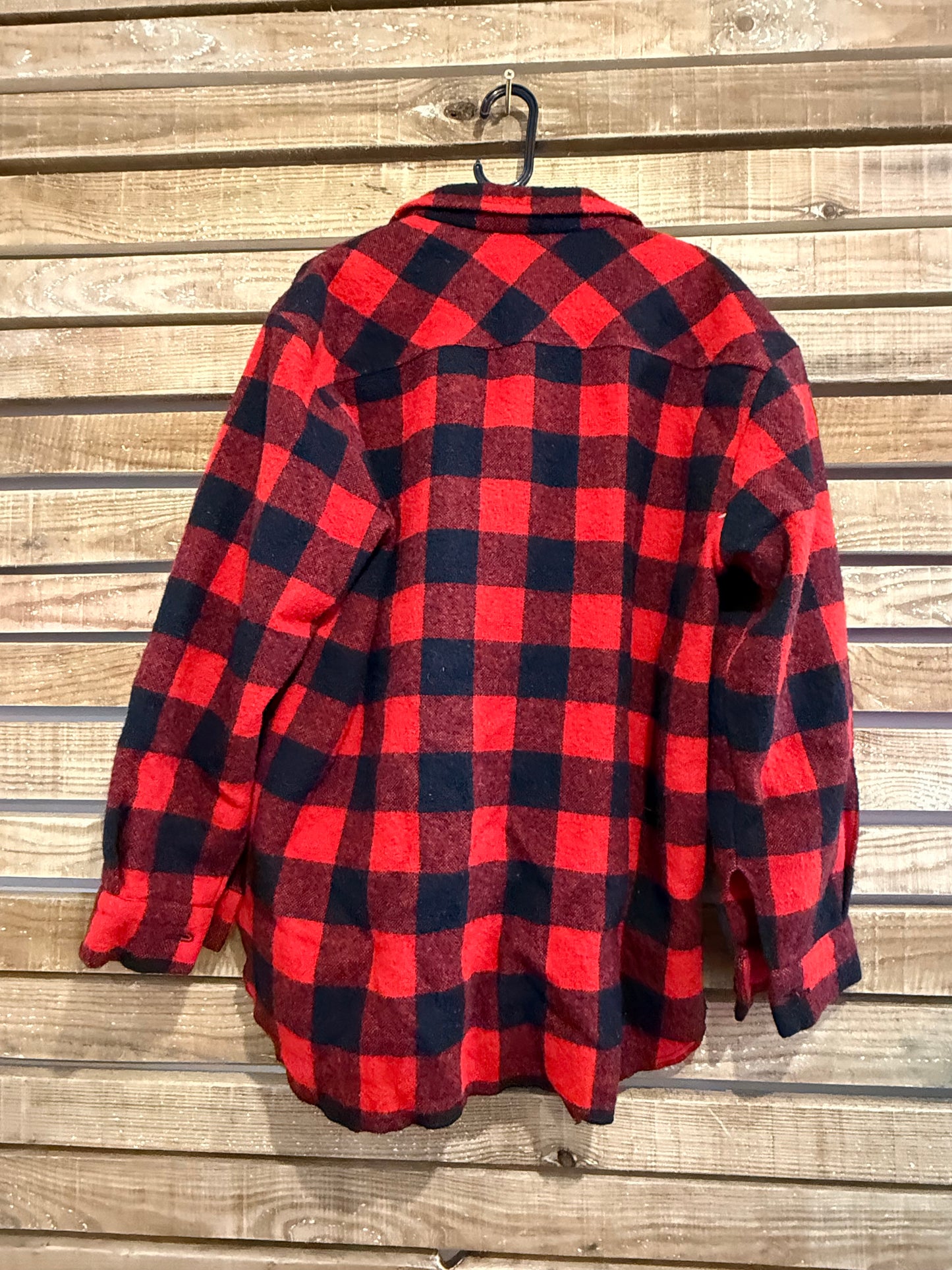 Vintage 90s Swanndri wool jacket/ overshirt. Checked. Size XL
