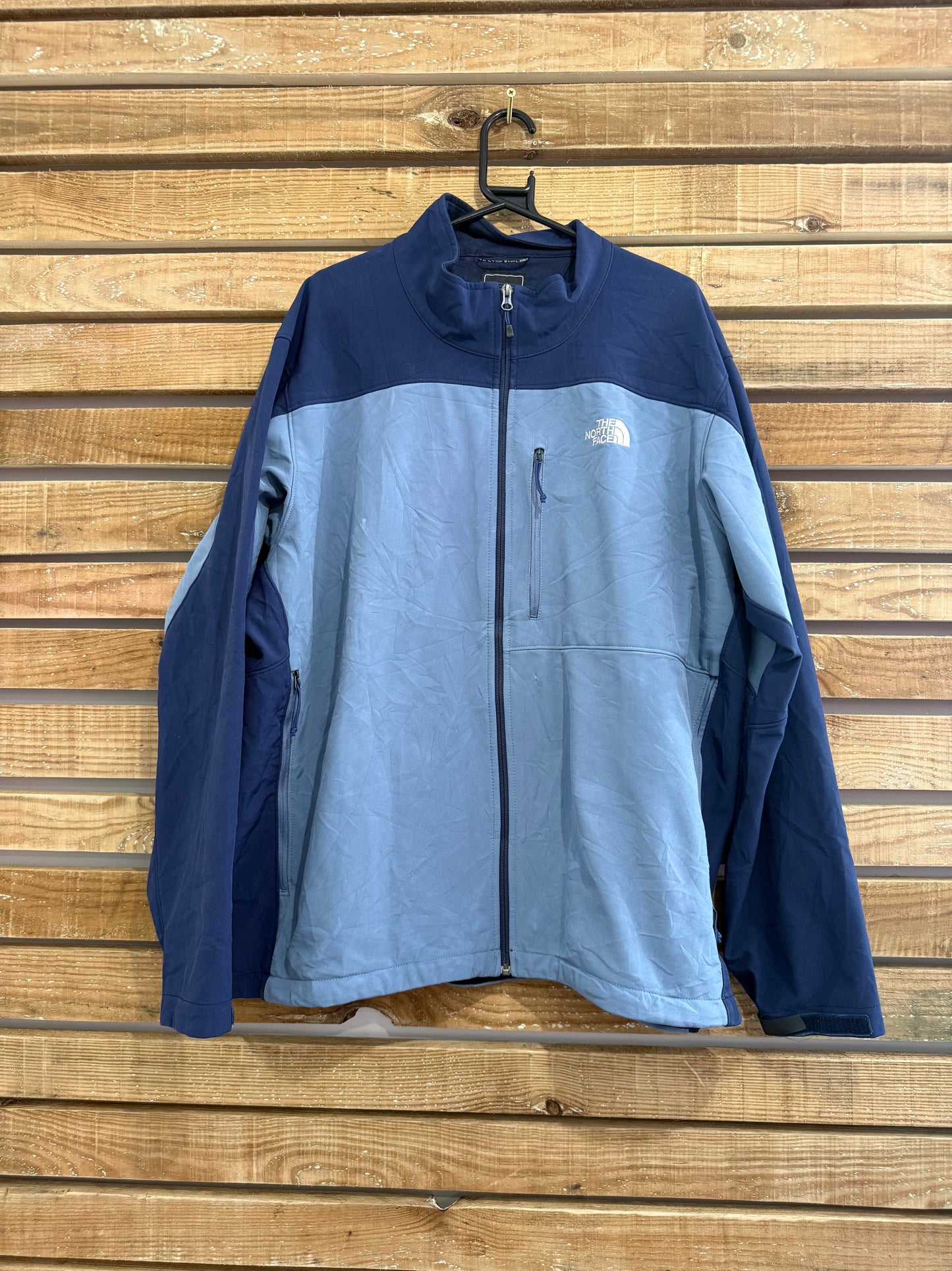 Vintage 90s The North Face Waterproof Outdoors Jacket. Blue. Size 3XL