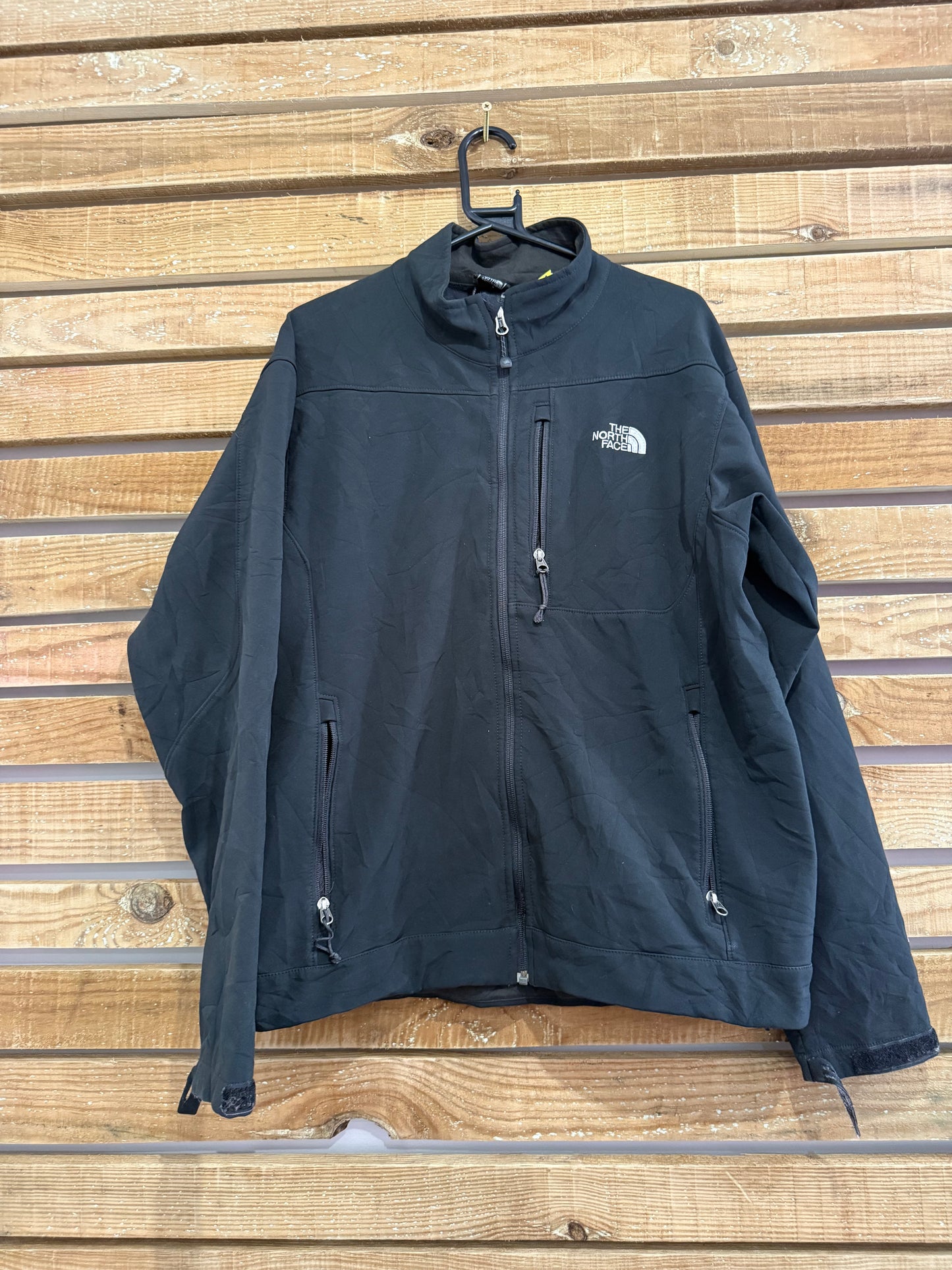 Vintage 90s The North Face Waterproof Outdoors Jacket. Black. Size Large.