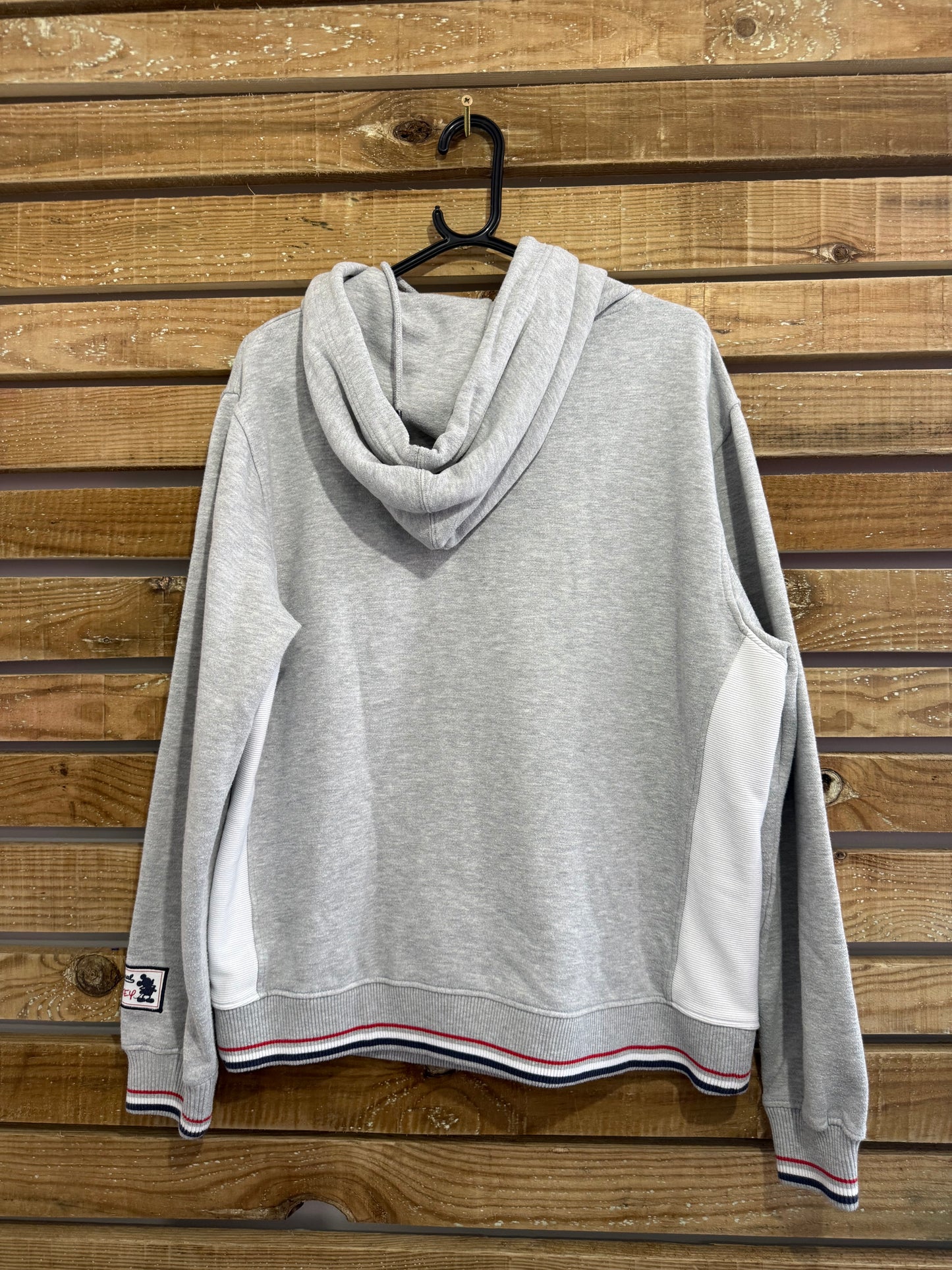 Disneyland Mickey Mouse hoodie/ hooded sweater. Grey. Size Medium.