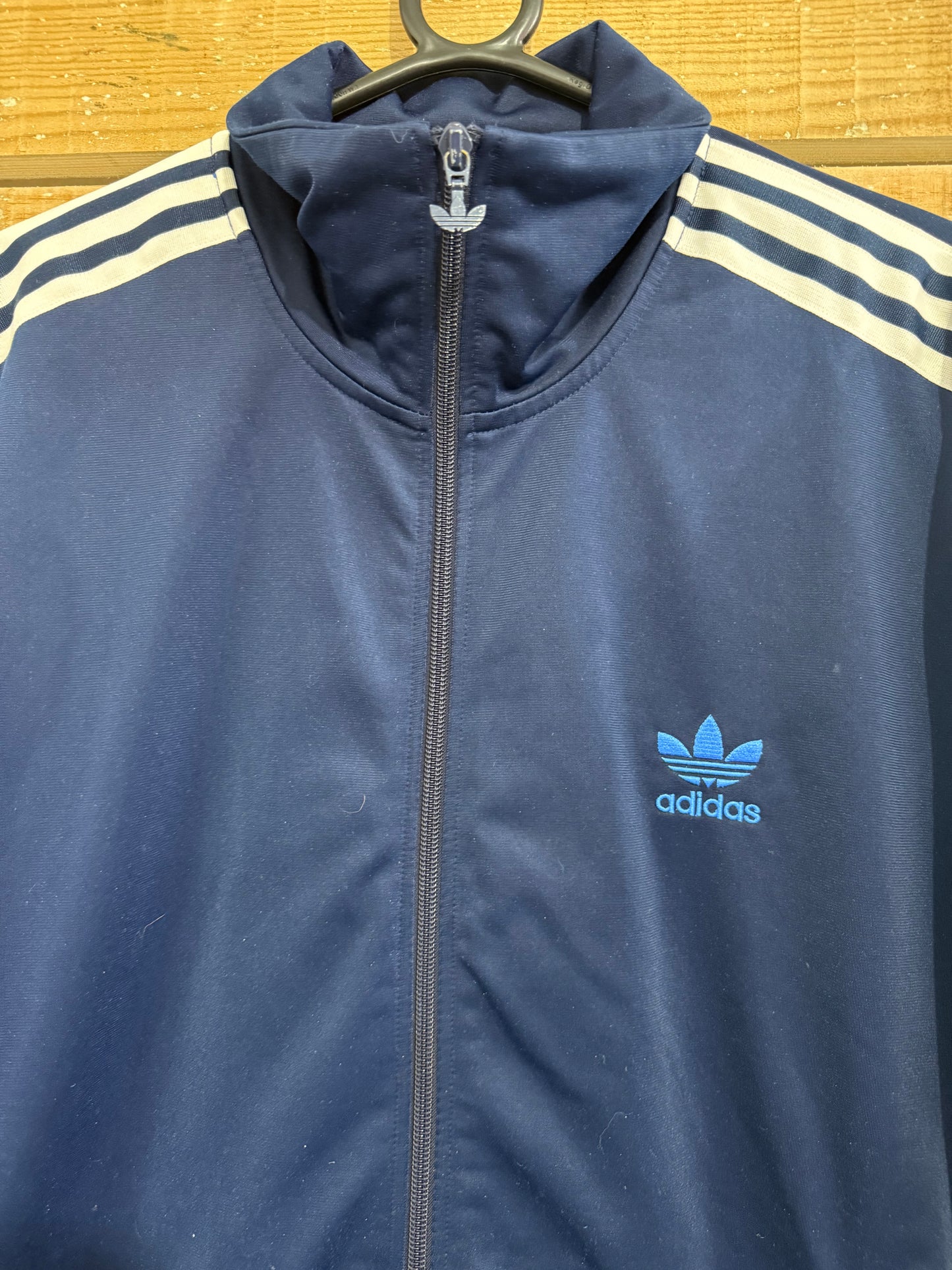 Vintage 90s Adidas track zip up sports jacket. Size XL. Festival.
