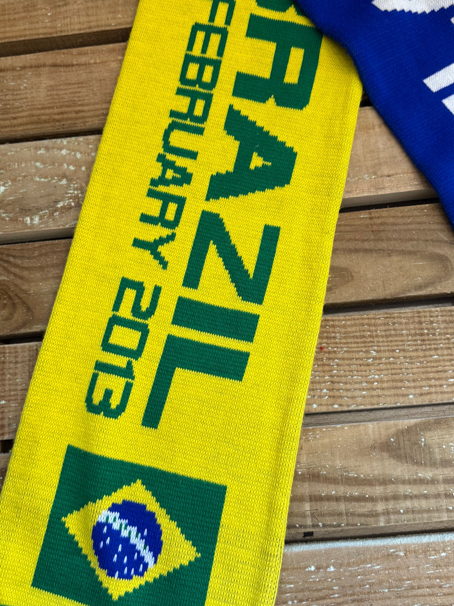 England x Brazil Wembley FC Football Scarf.
