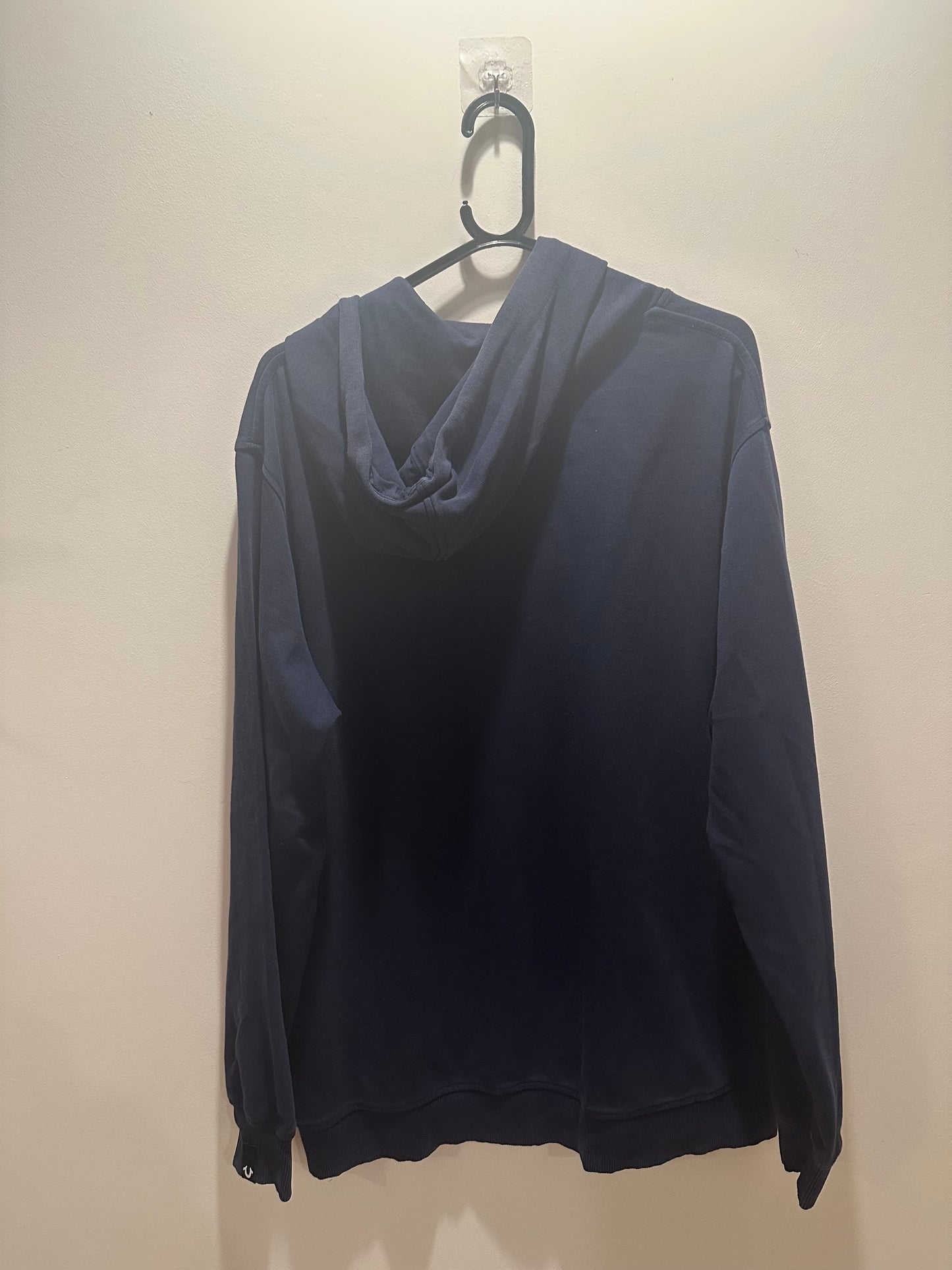 True Religion navy hoodie/ hooded sweater. Size XL. Streetwear.