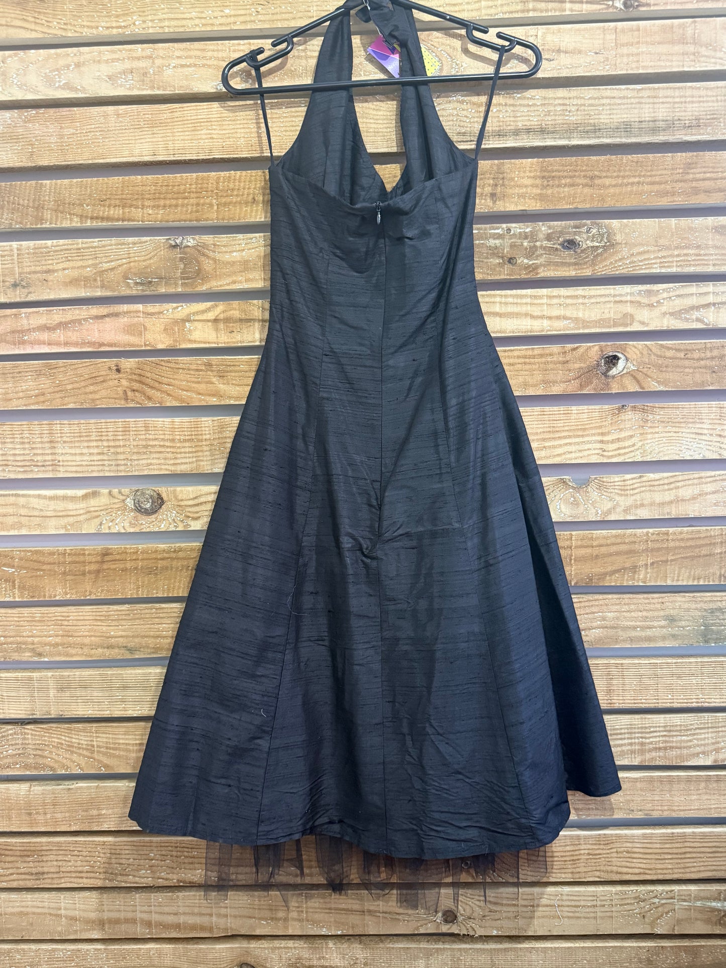 Vintage 80s does 50s swing dress. Black. Prom/ summer.