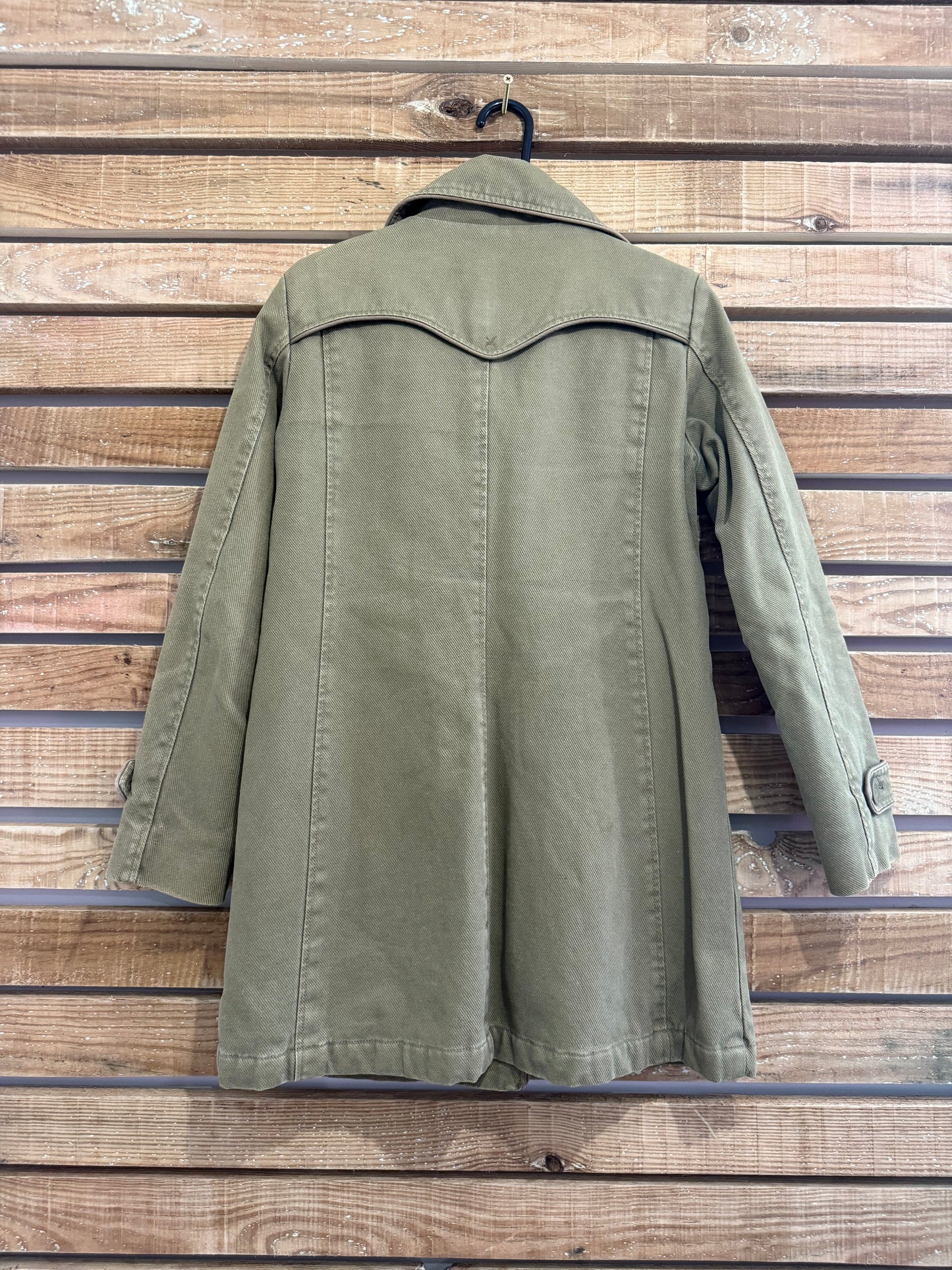 Vintage Y2K Roxy parka coat/ jacket. Khaki. Size small.