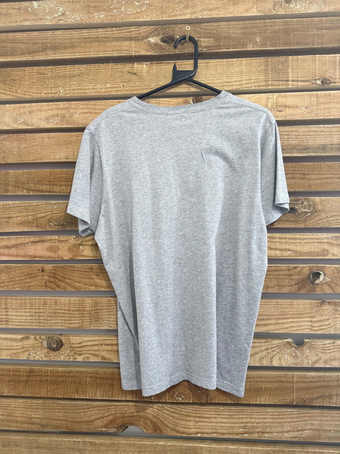 Vintage Y2K Paul Smith print motif T-shirt. Grey. Size XXL.