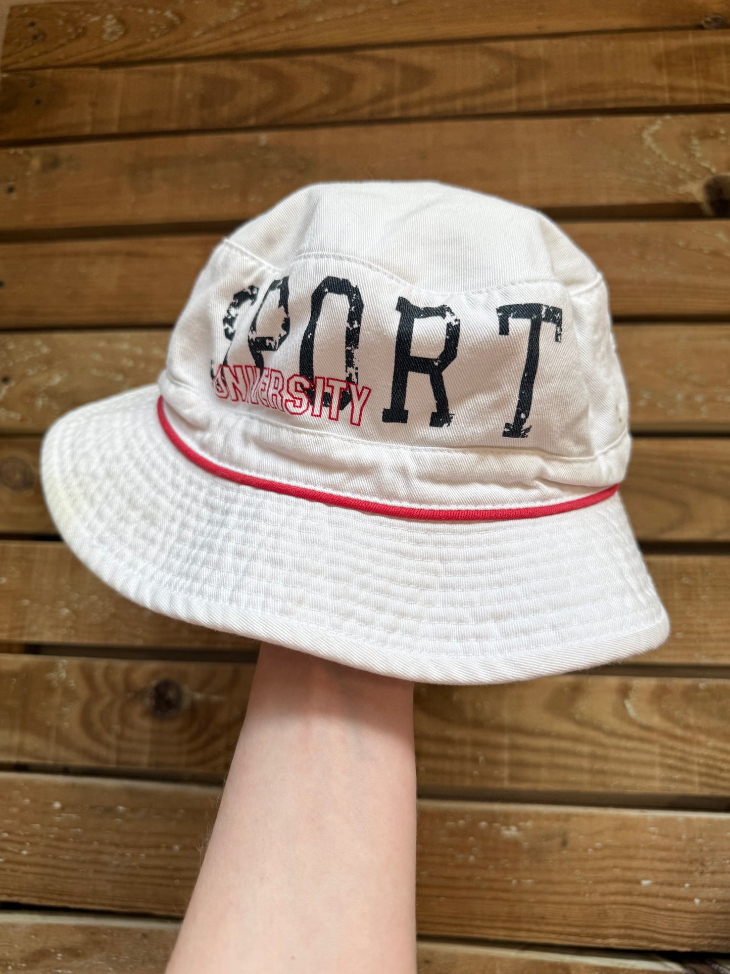 Vintage Y2K sports bucket hat. Summer/ Festival