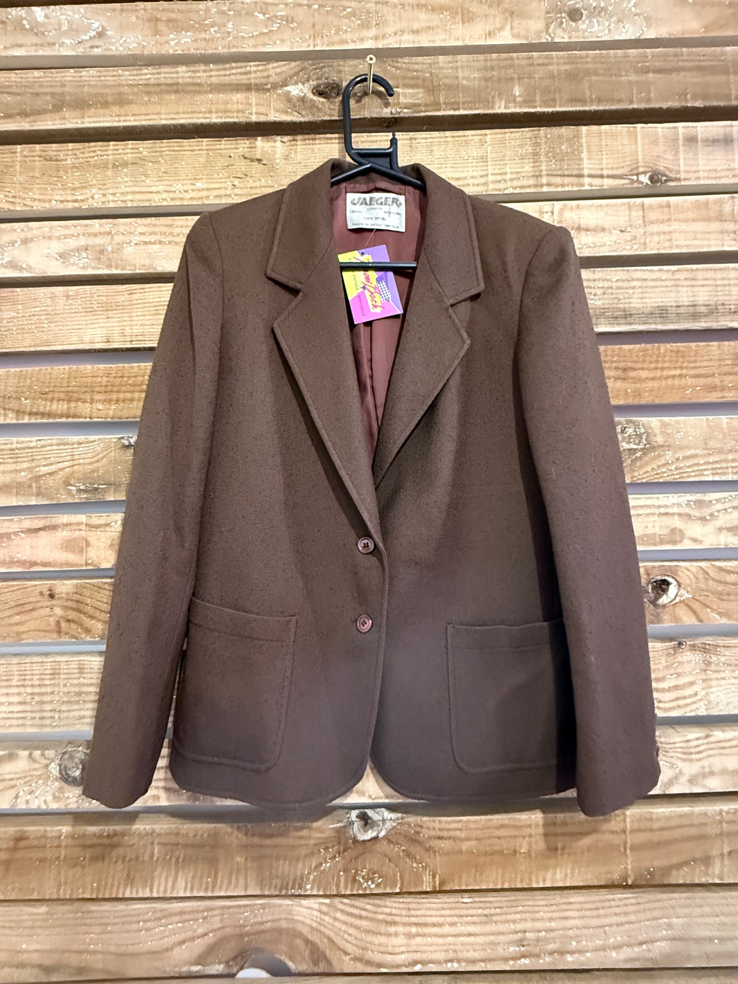 Vintage 80s Jaeger button up blazer/ jacket. UK10