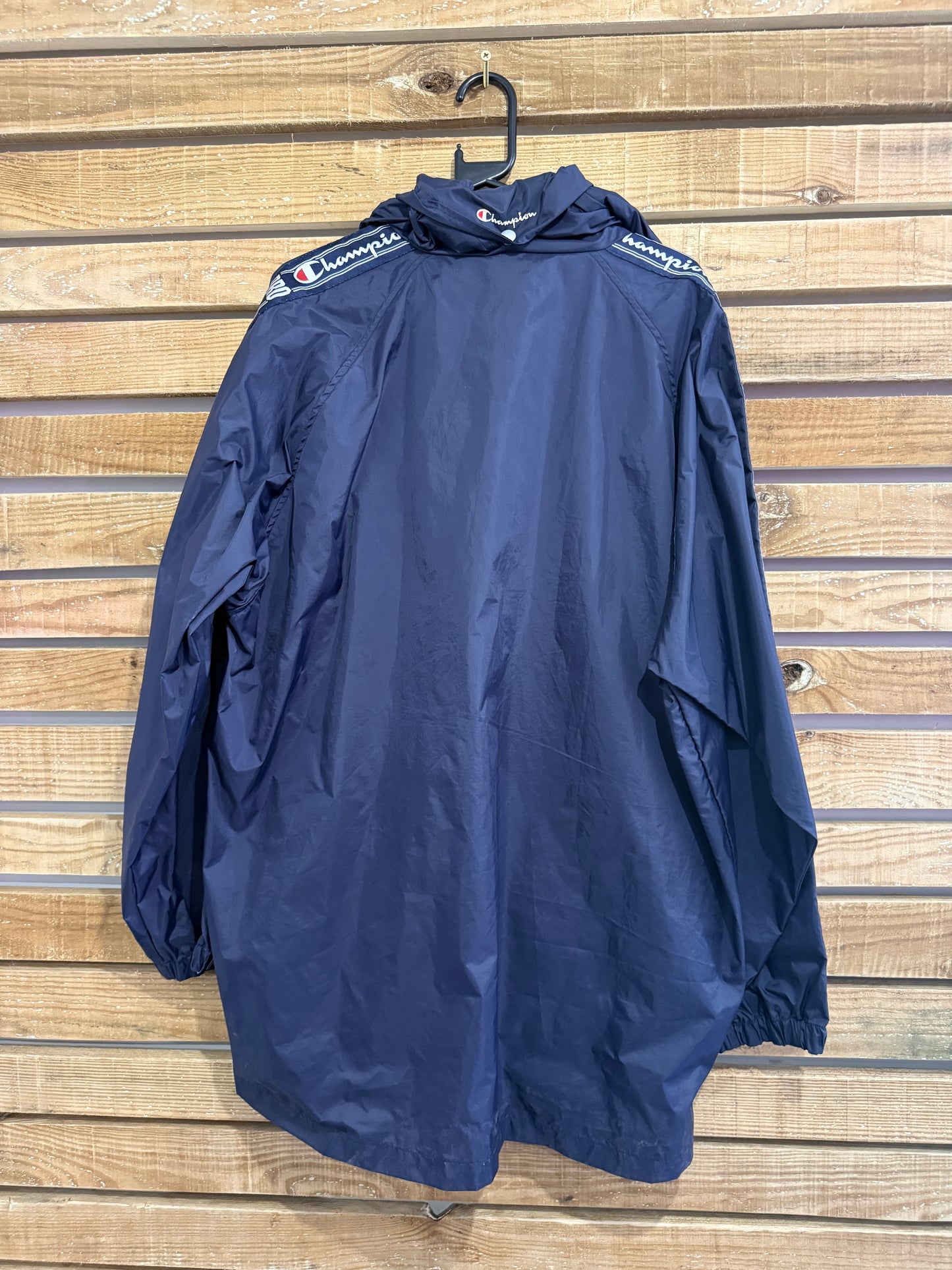 Vintage 90s Champion Pro Rugby windbreaker/ shell jacket. Size XXL. Festival. USA