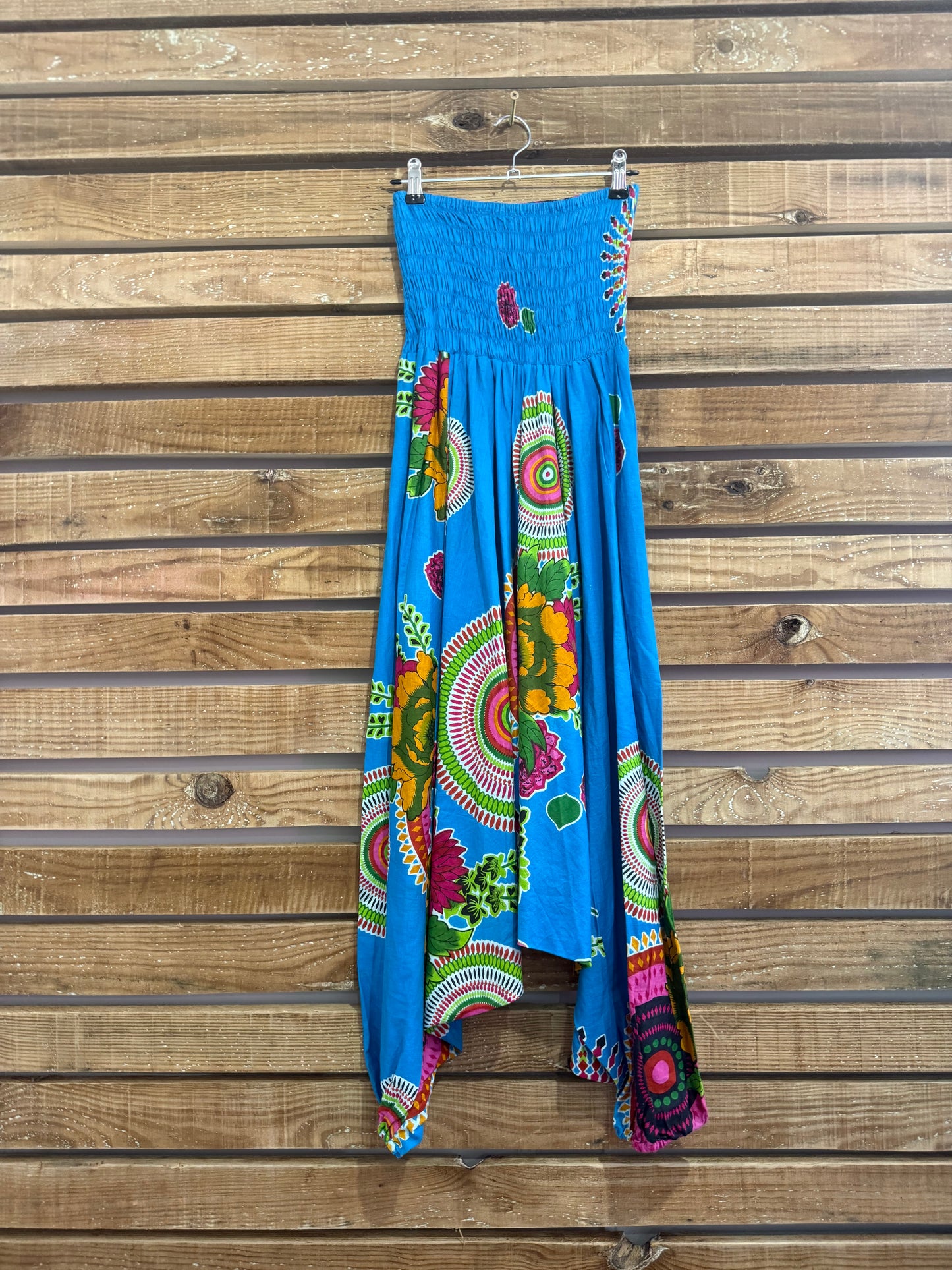 Vintage 90s jumpsuit. Colourful. Hippy/ boho/ festival. Up to a size 6-10