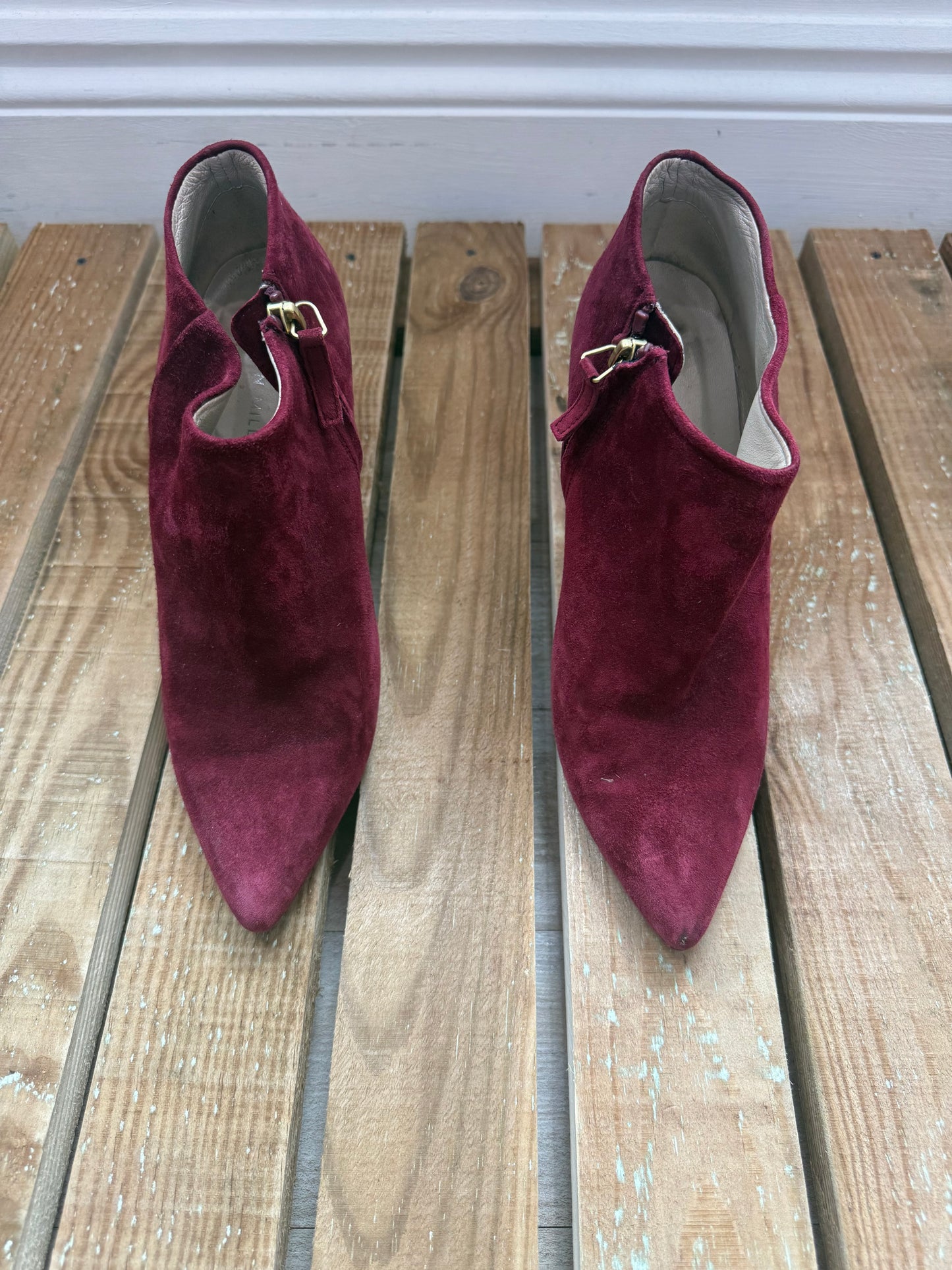 Karen Millen heeled ankle shoe boots. Size EU39, UK6.